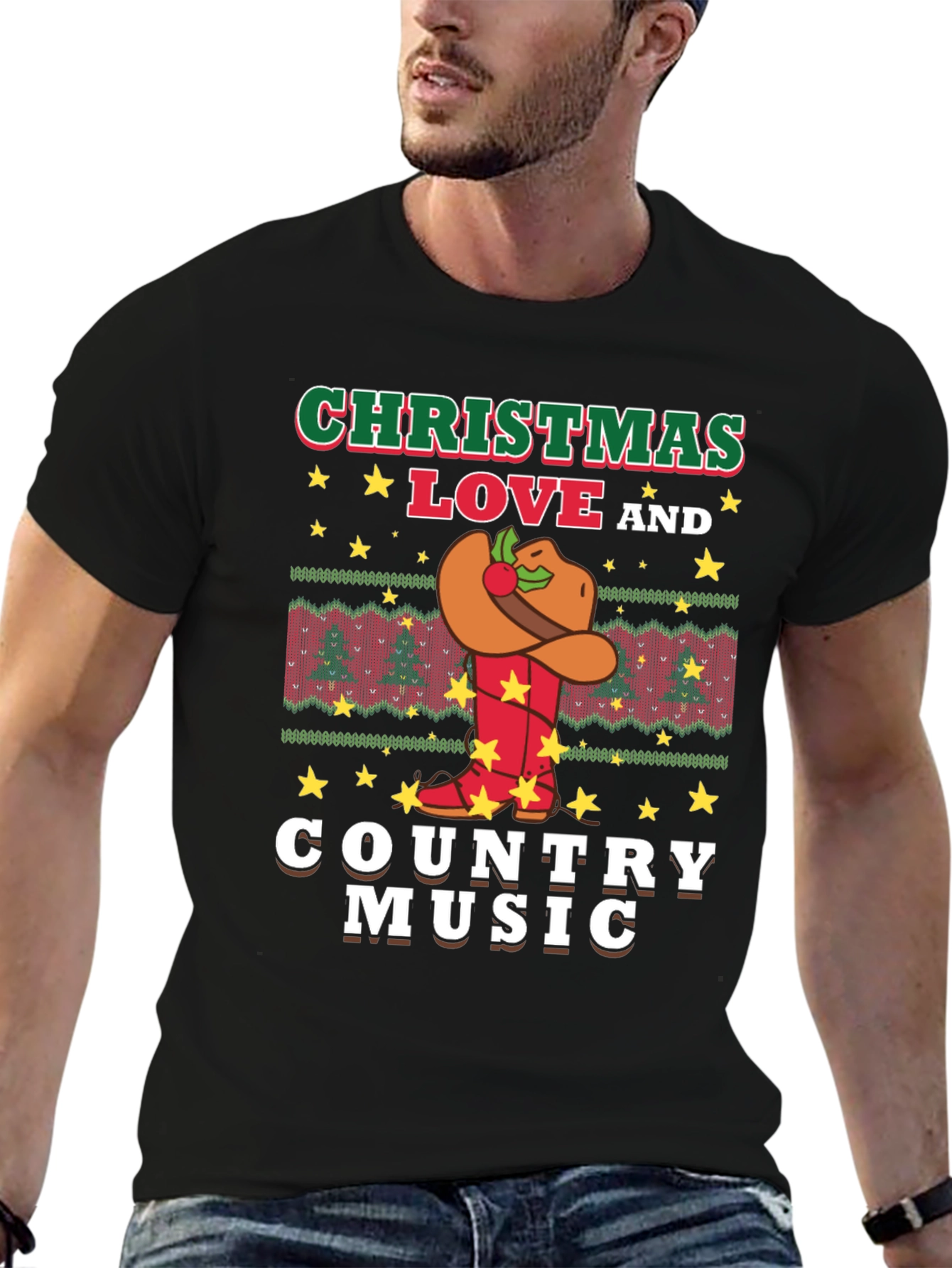 Christmas Country Music T-Shirt