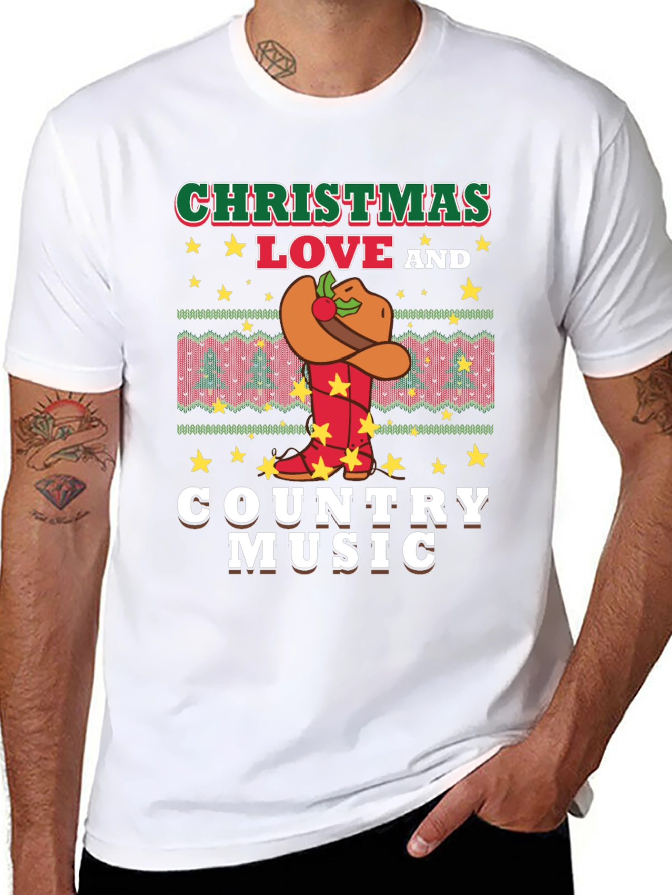 Christmas Country Music T-Shirt