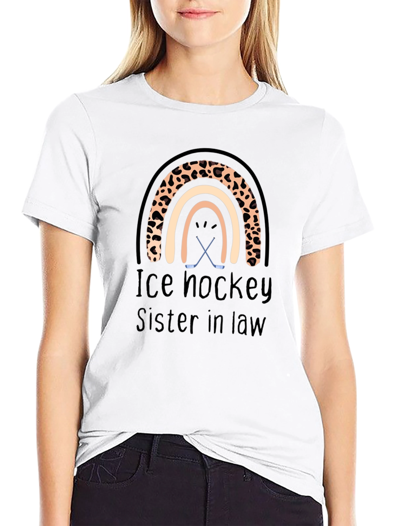 Ice Hockey Sister In Law Graphic Tee
