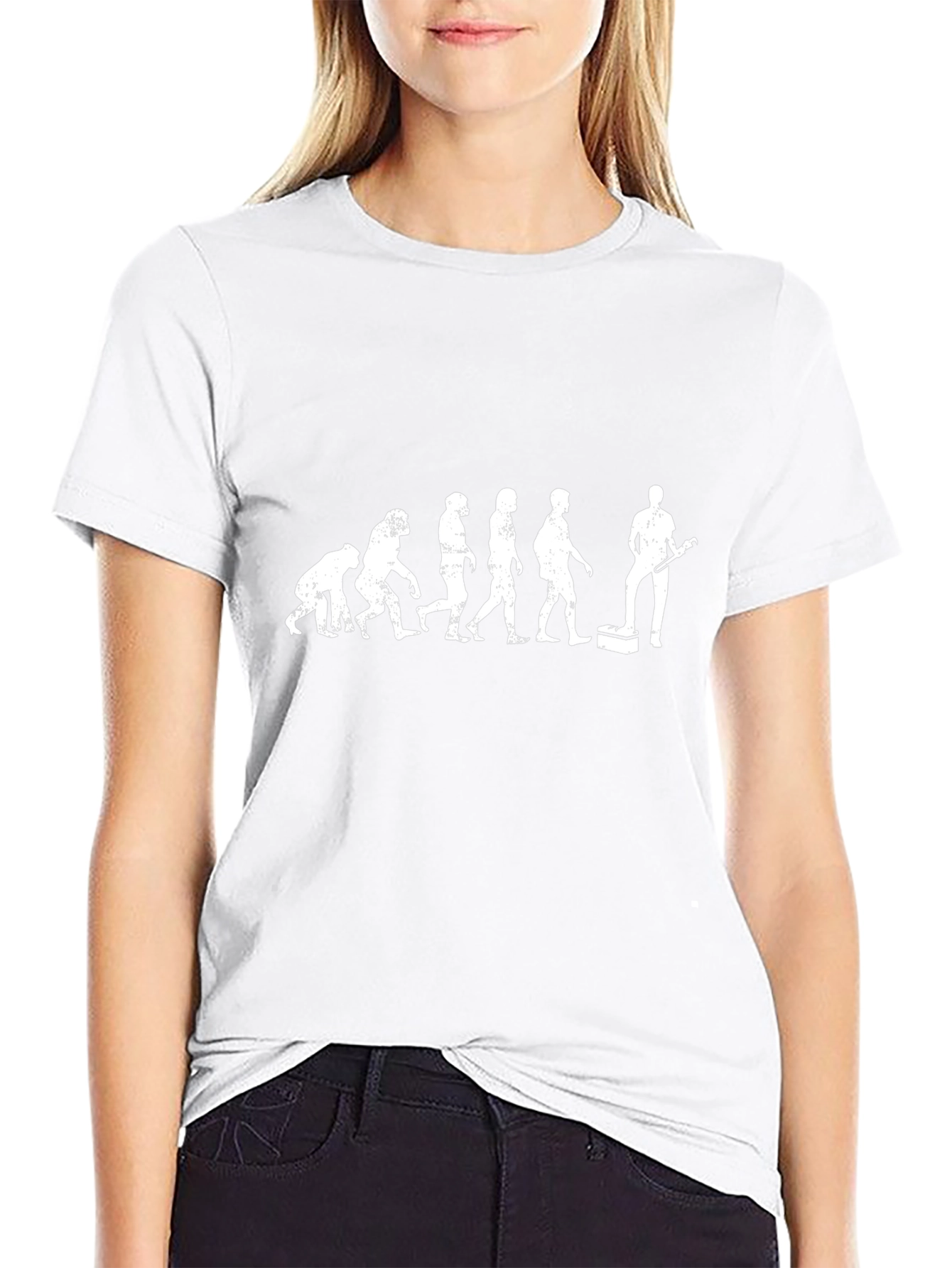 Evolution of Guitarist Black T-Shirt