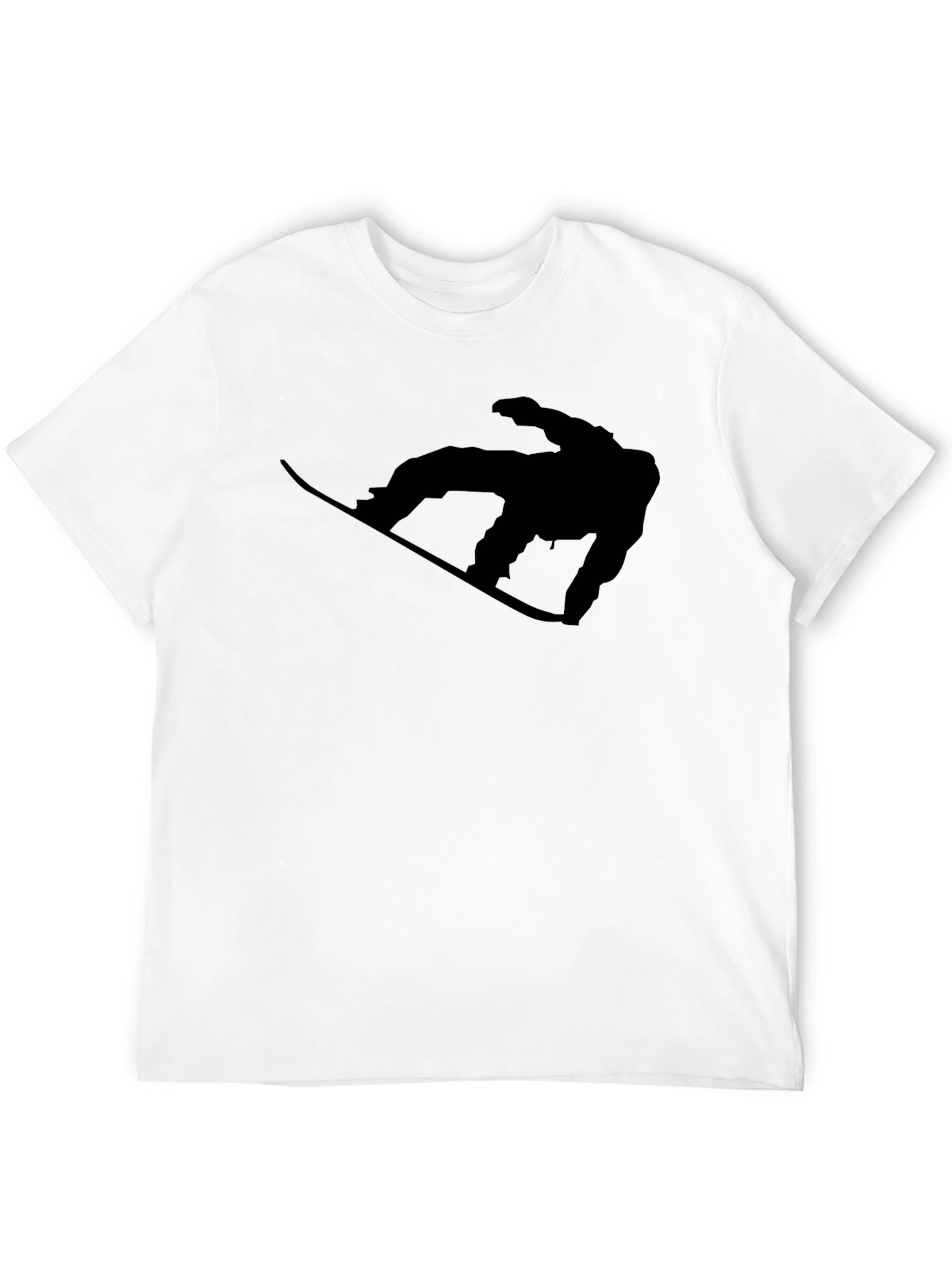 Snowboarder Graphic Tee - Black