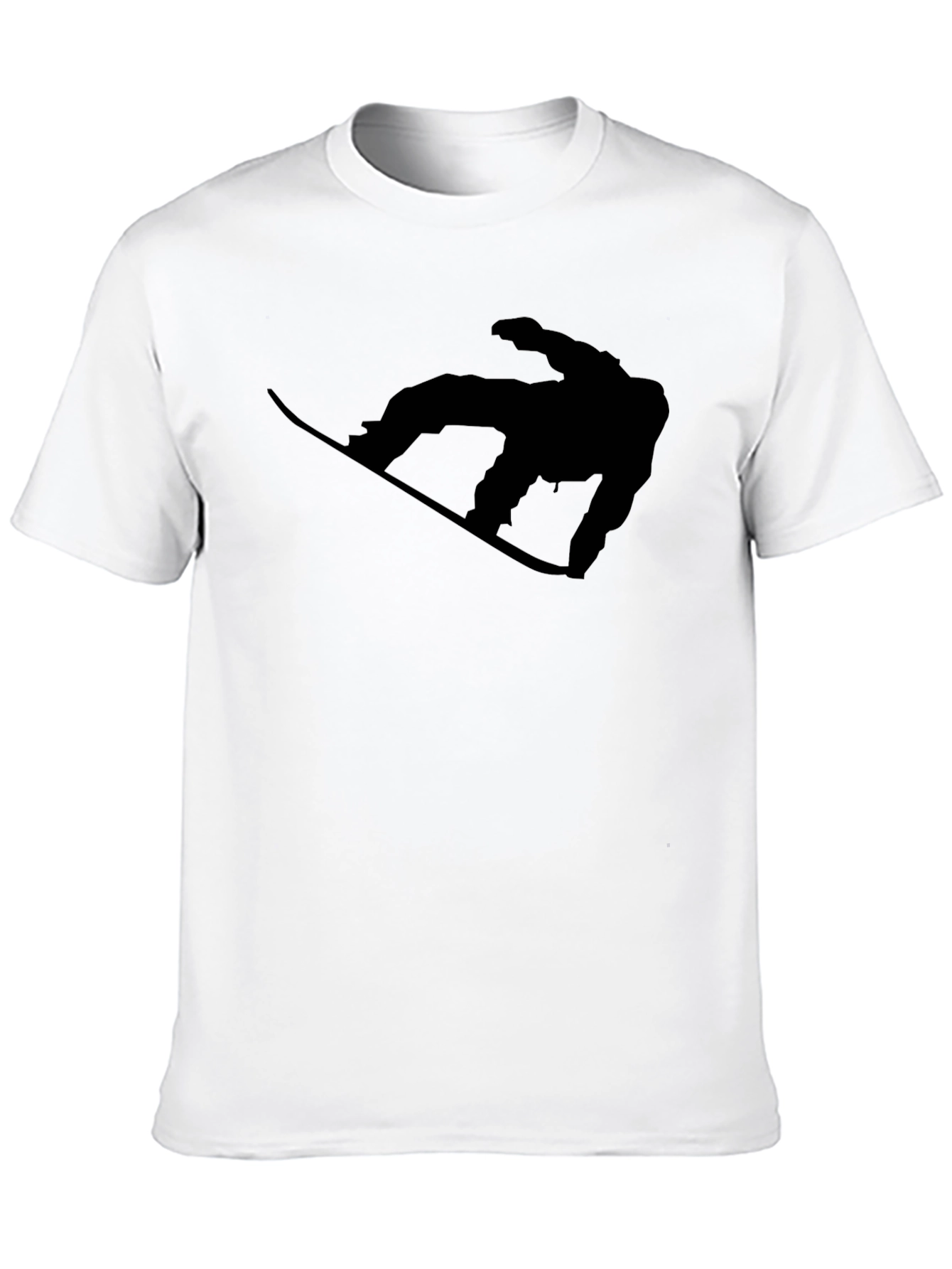 Snowboarder Graphic Tee - Black