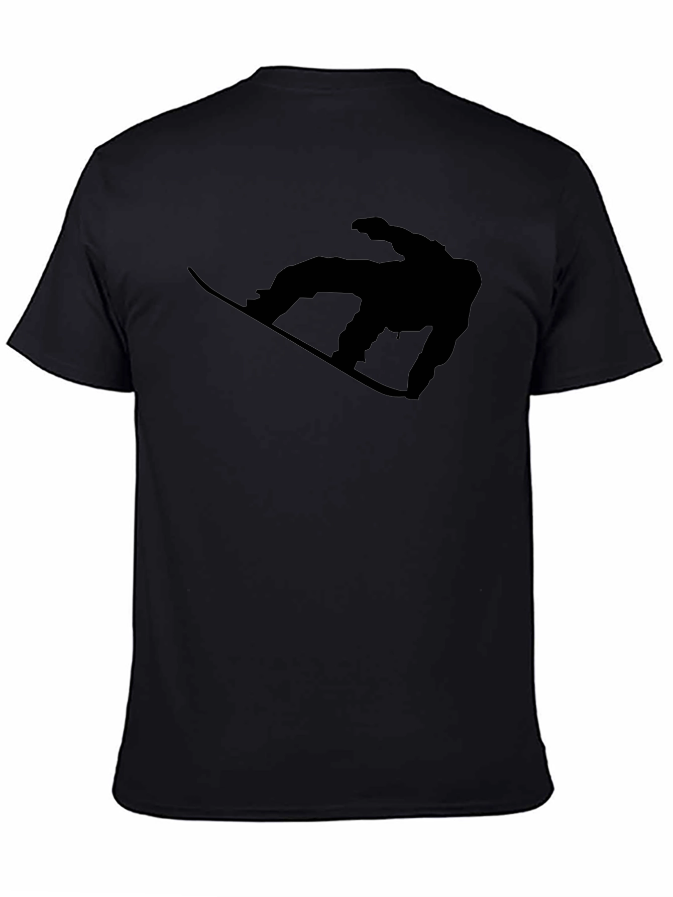 Snowboarder Graphic Tee - Black