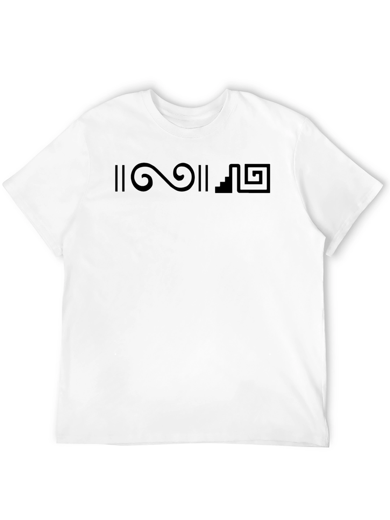 Unique Graphic Black Tee
