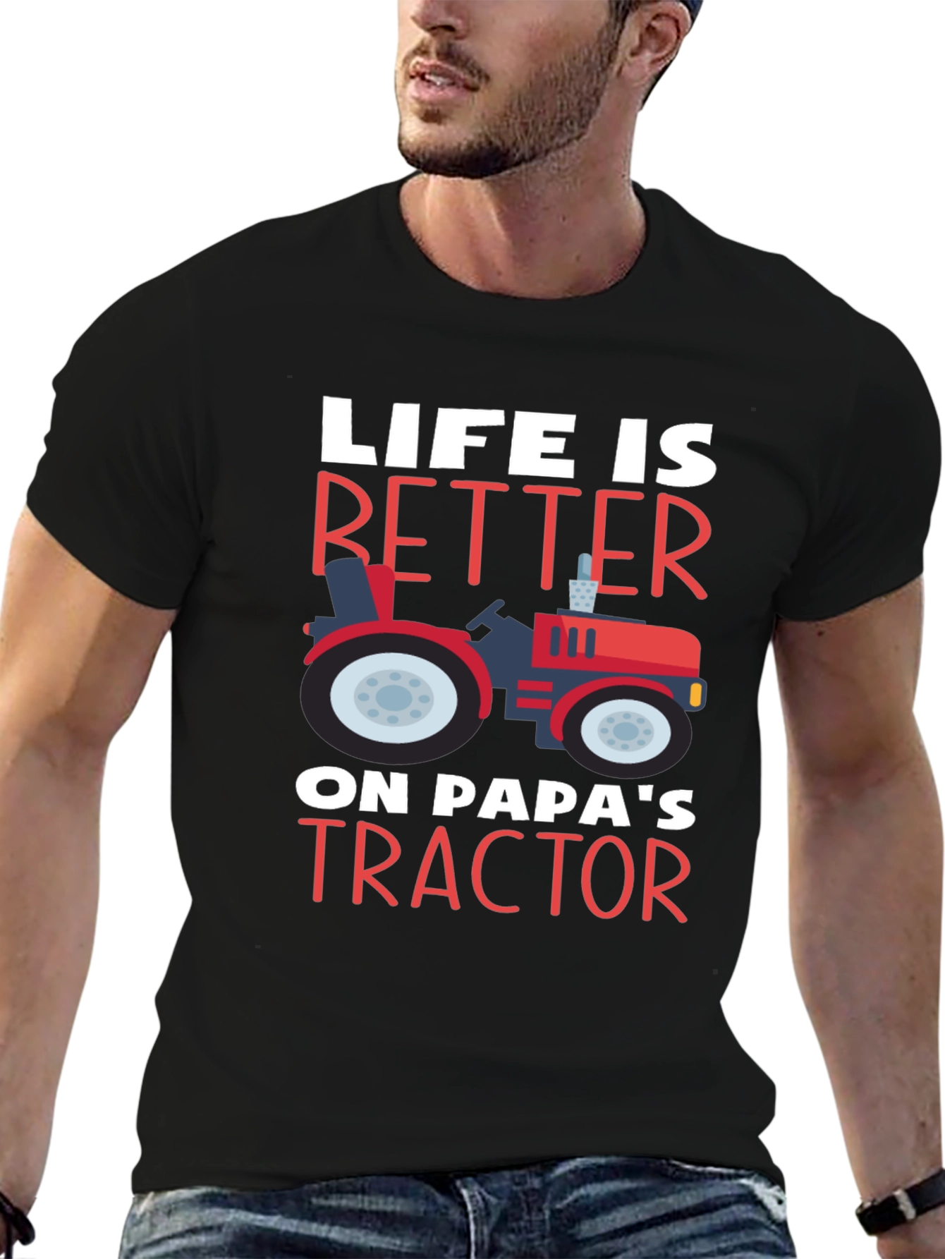 Life Is Better on Papas Tractor T-Shirt