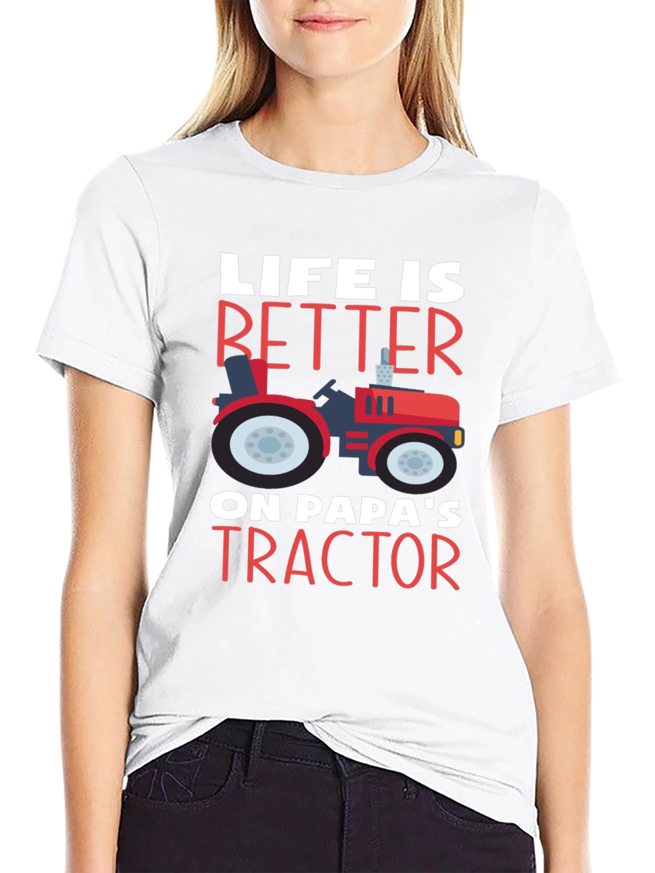Life Is Better on Papas Tractor T-Shirt