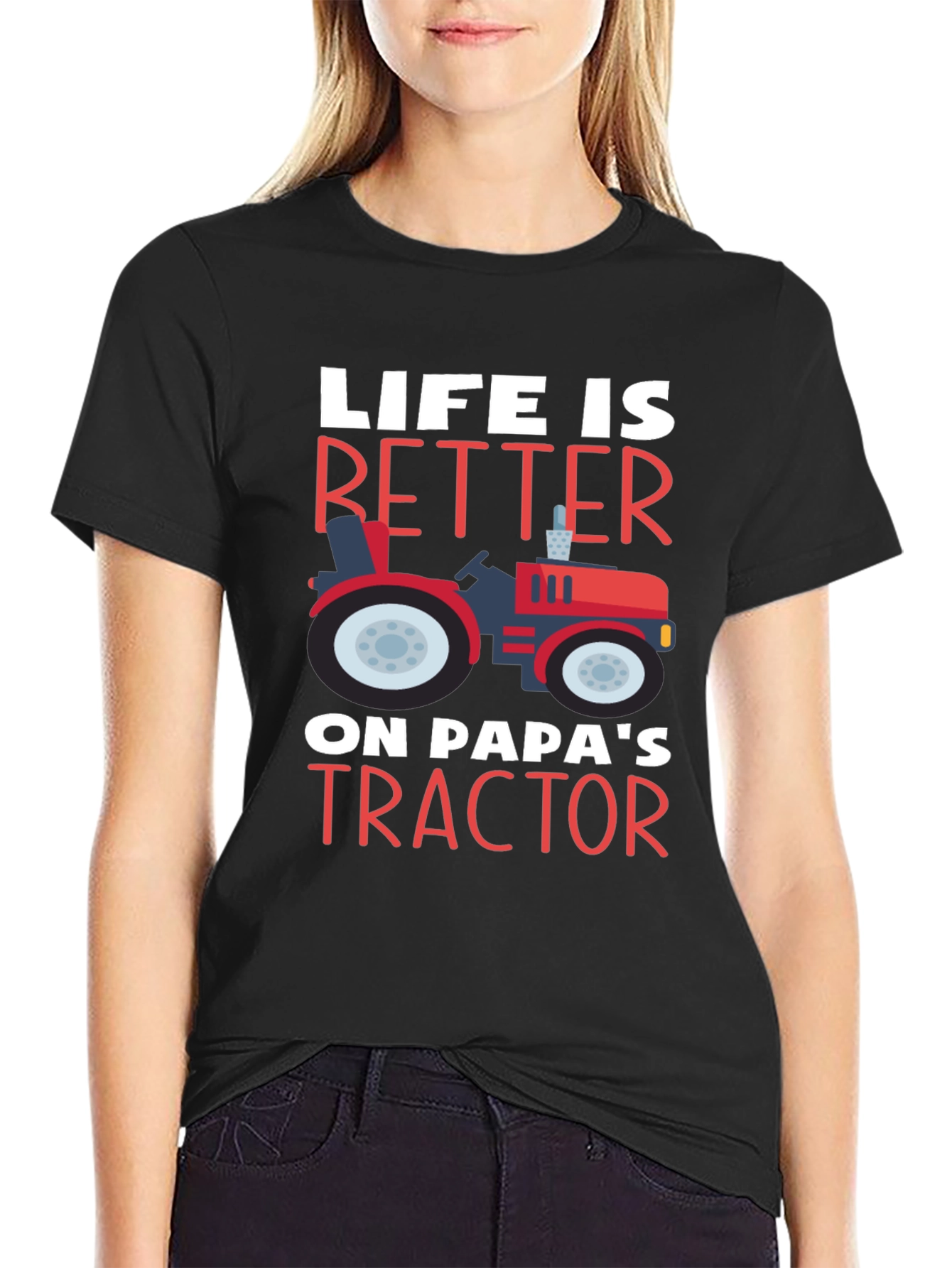 Life Is Better on Papas Tractor T-Shirt