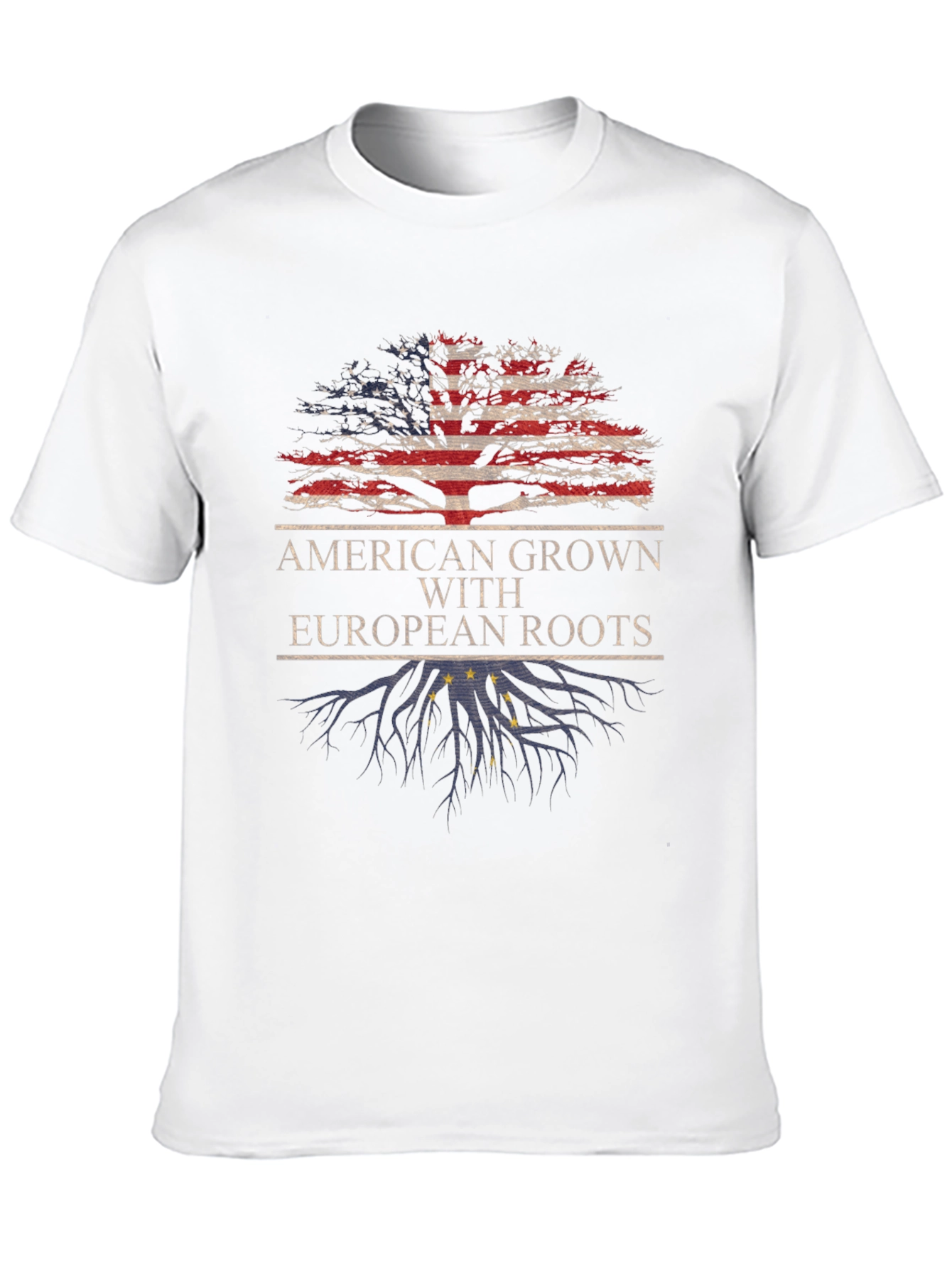 American Grown With European Roots T-Shirt