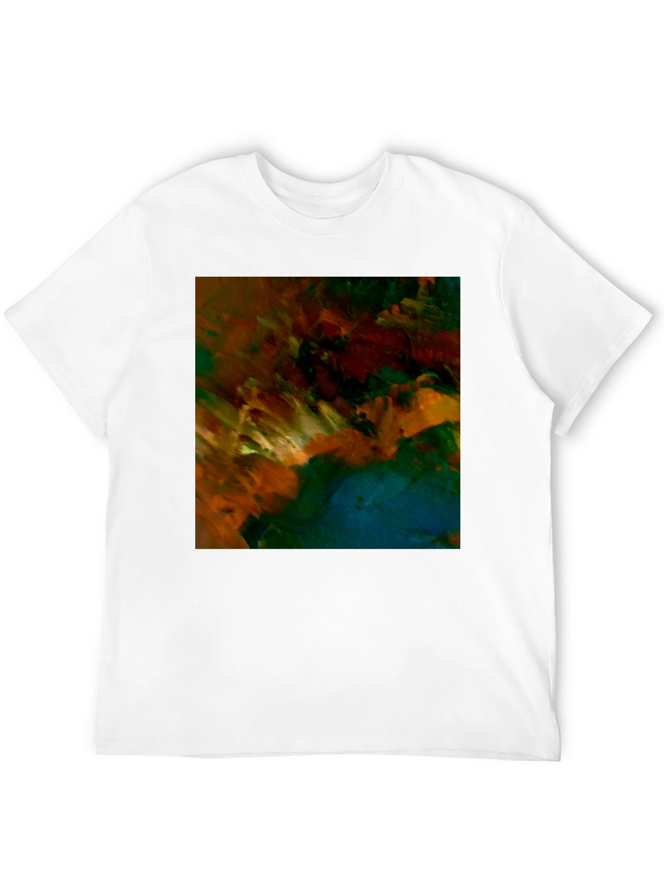 Abstract Art Black T-Shirt - Modern Style