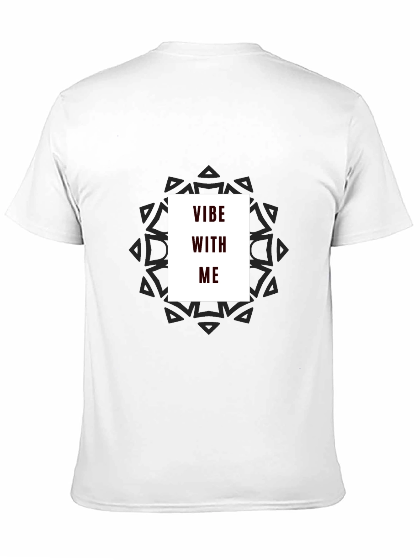 Vibe With Me Graphic T-Shirt - Black Casual Style