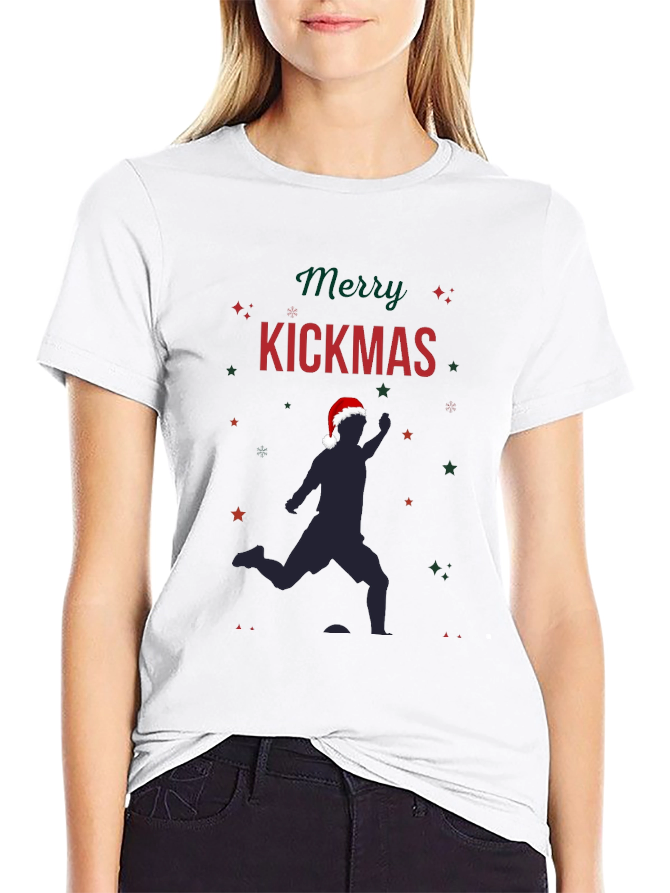 Merry Kickmas T-Shirt - Soccer Christmas