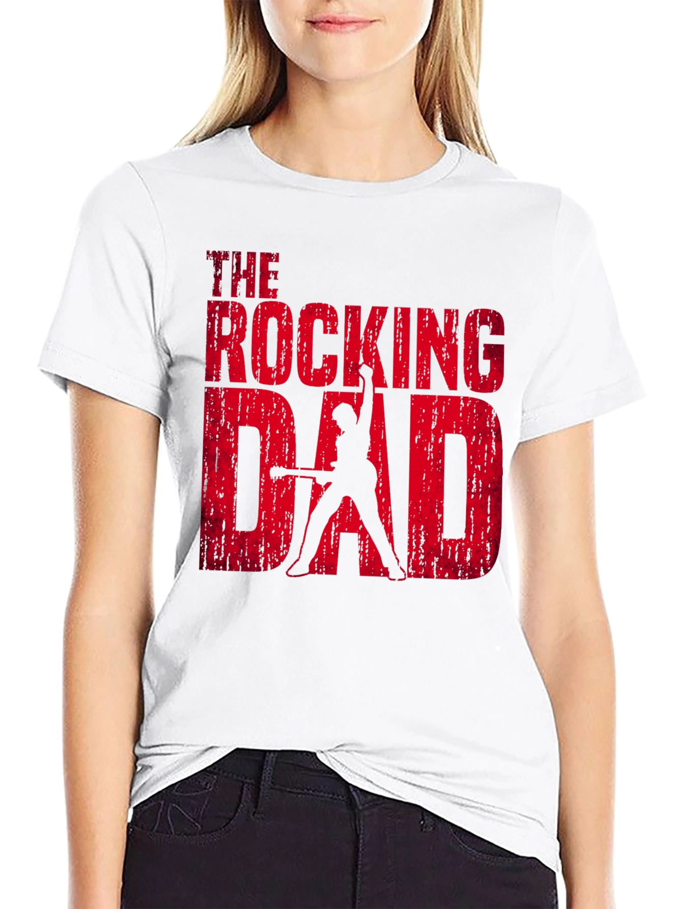 The Rocking Dad Graphic T-Shirt - Black