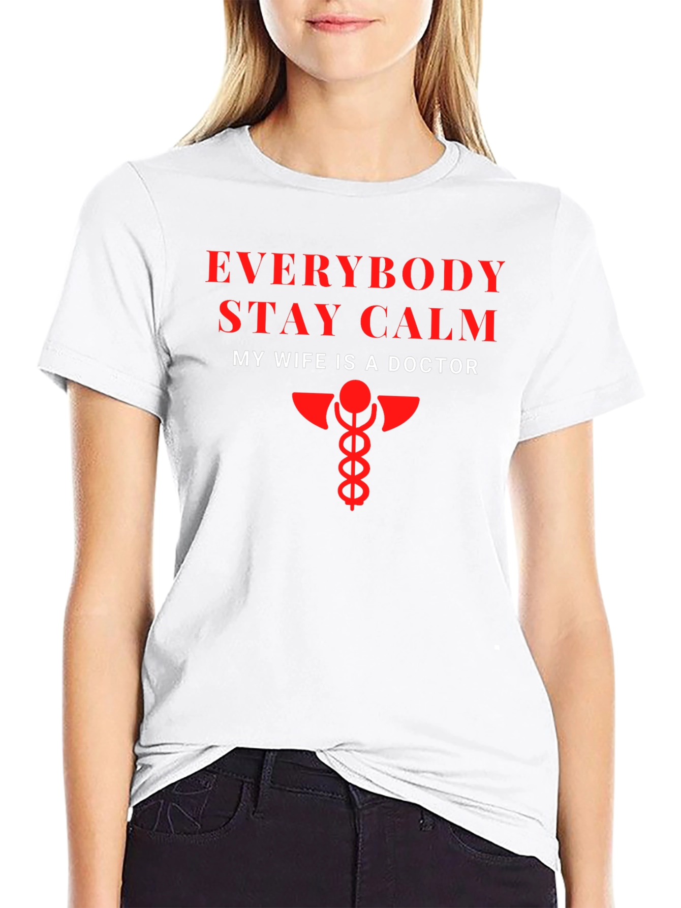 Funny My Wife Is A Doctor Graphic T-Shirt
