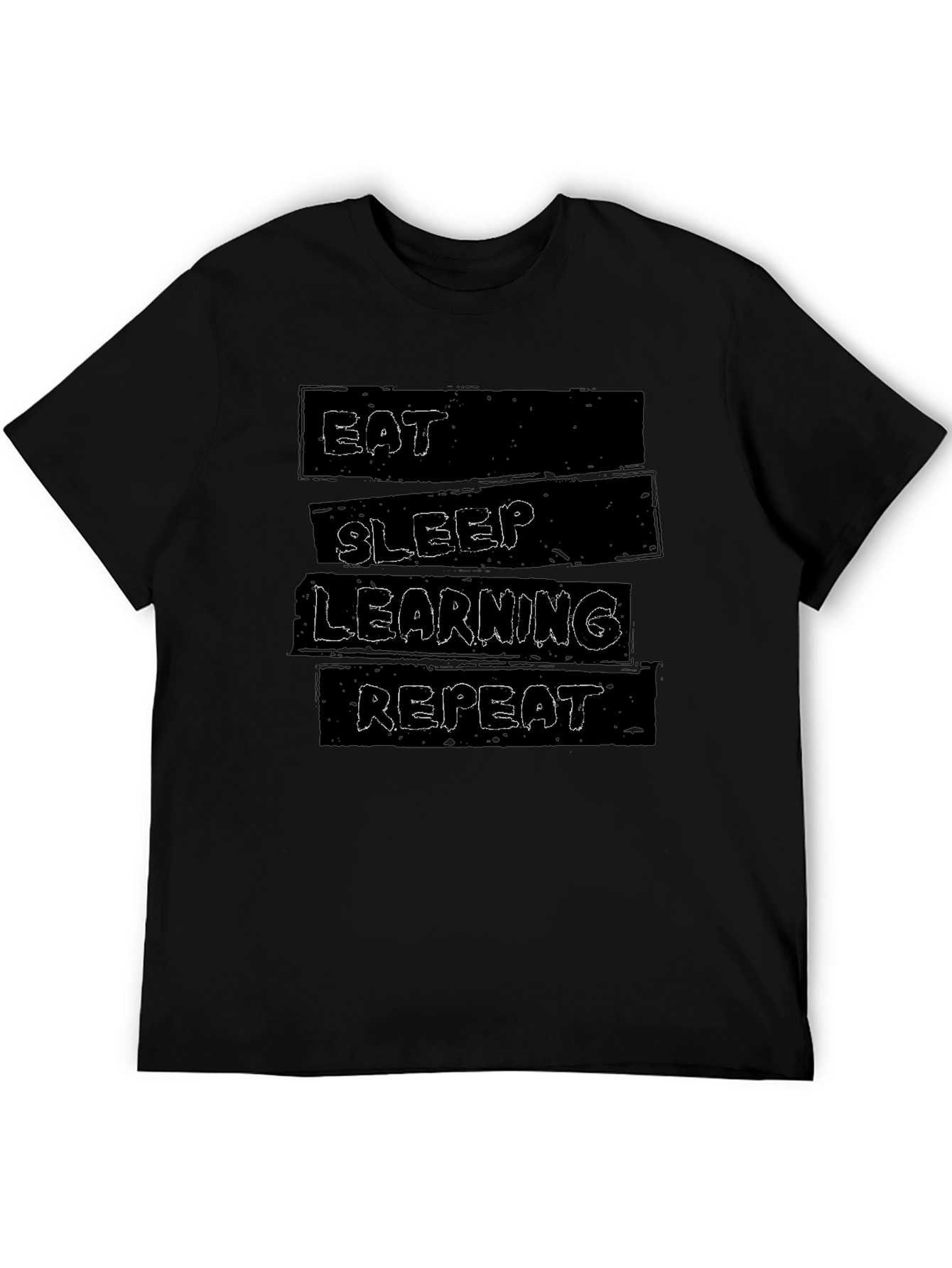 Eat Sleep Learning Repeat Graphic T-Shirt