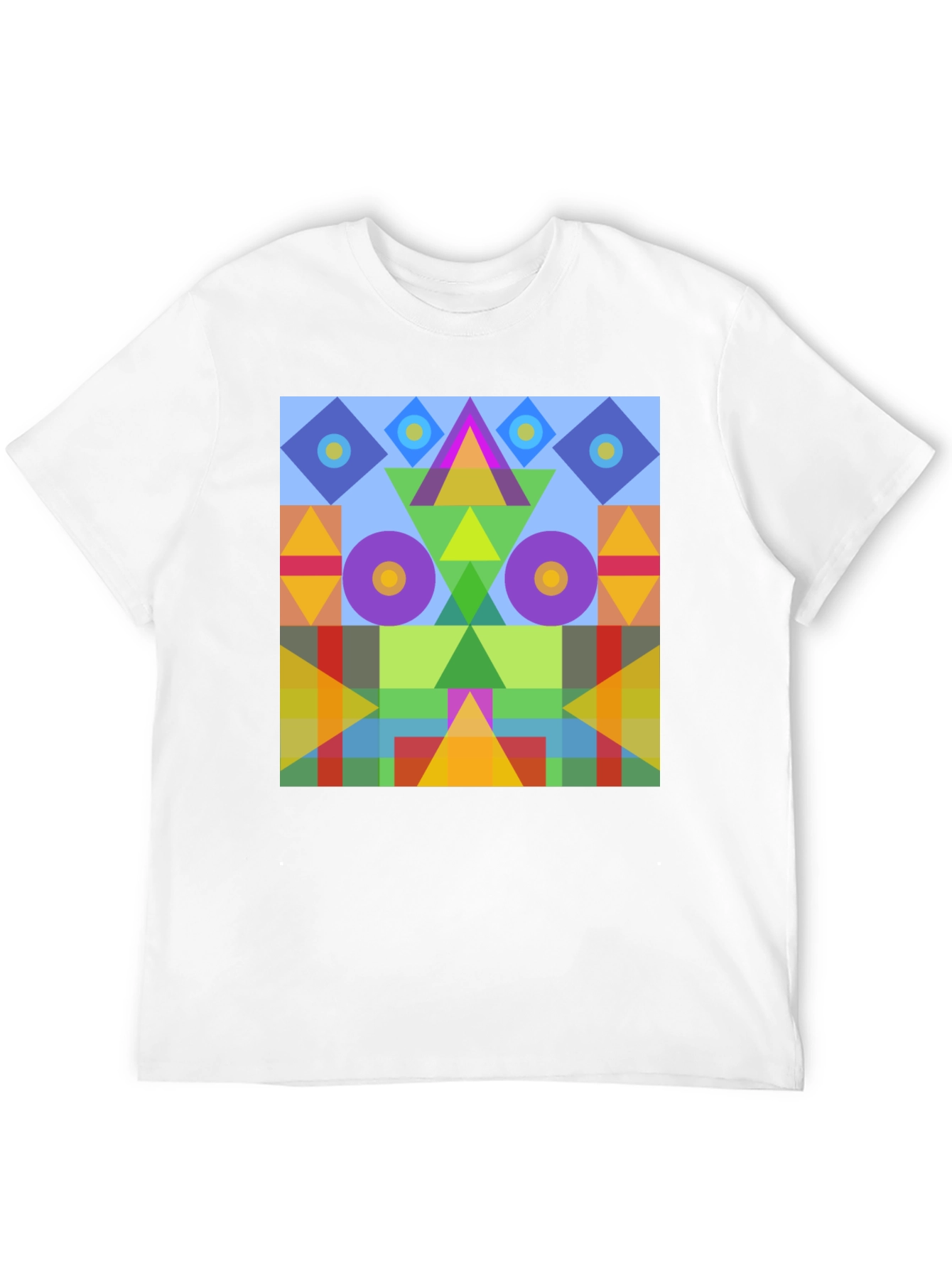 Abstract Geometric Colorful T-Shirt