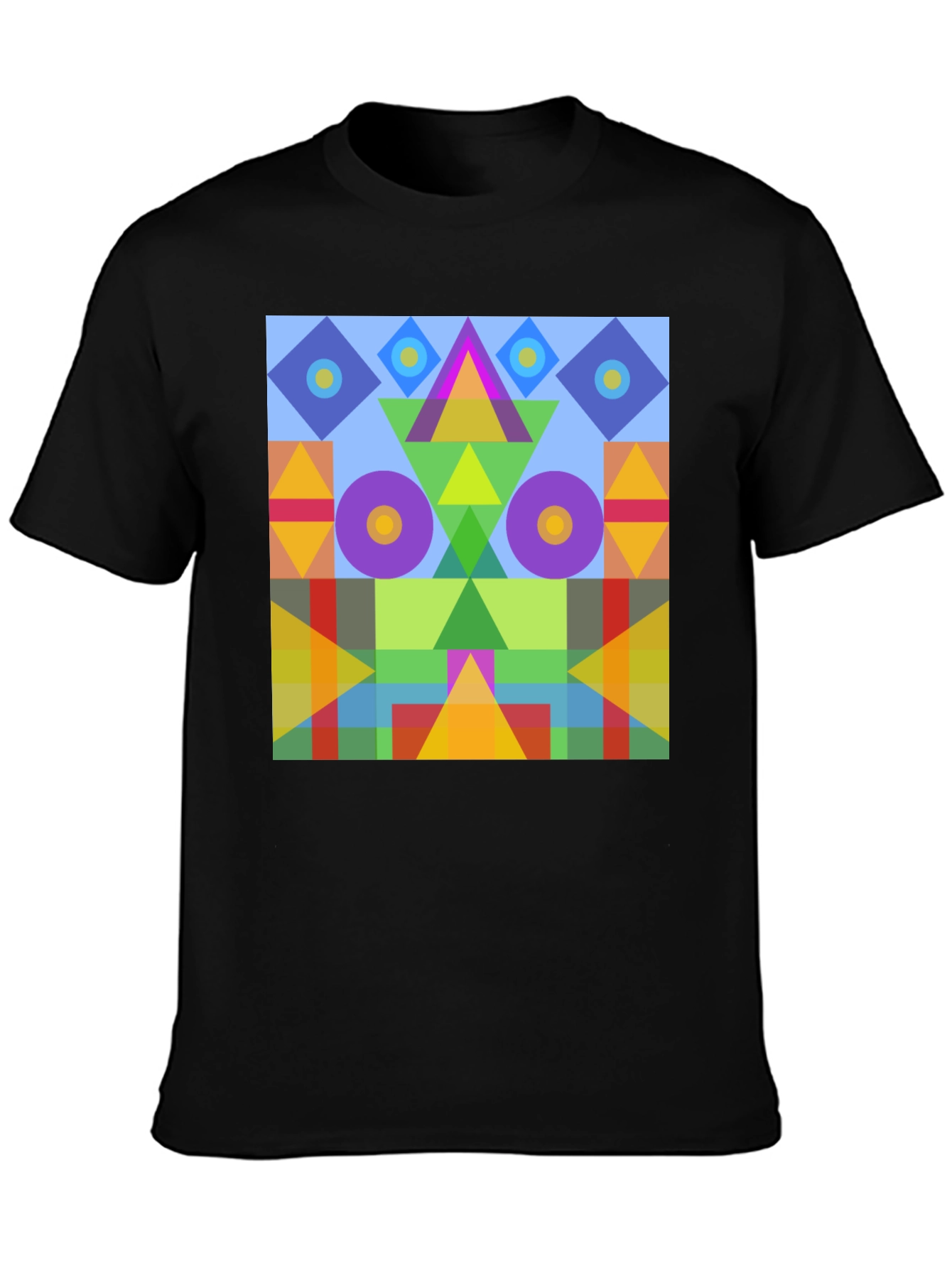 Abstract Geometric Colorful T-Shirt