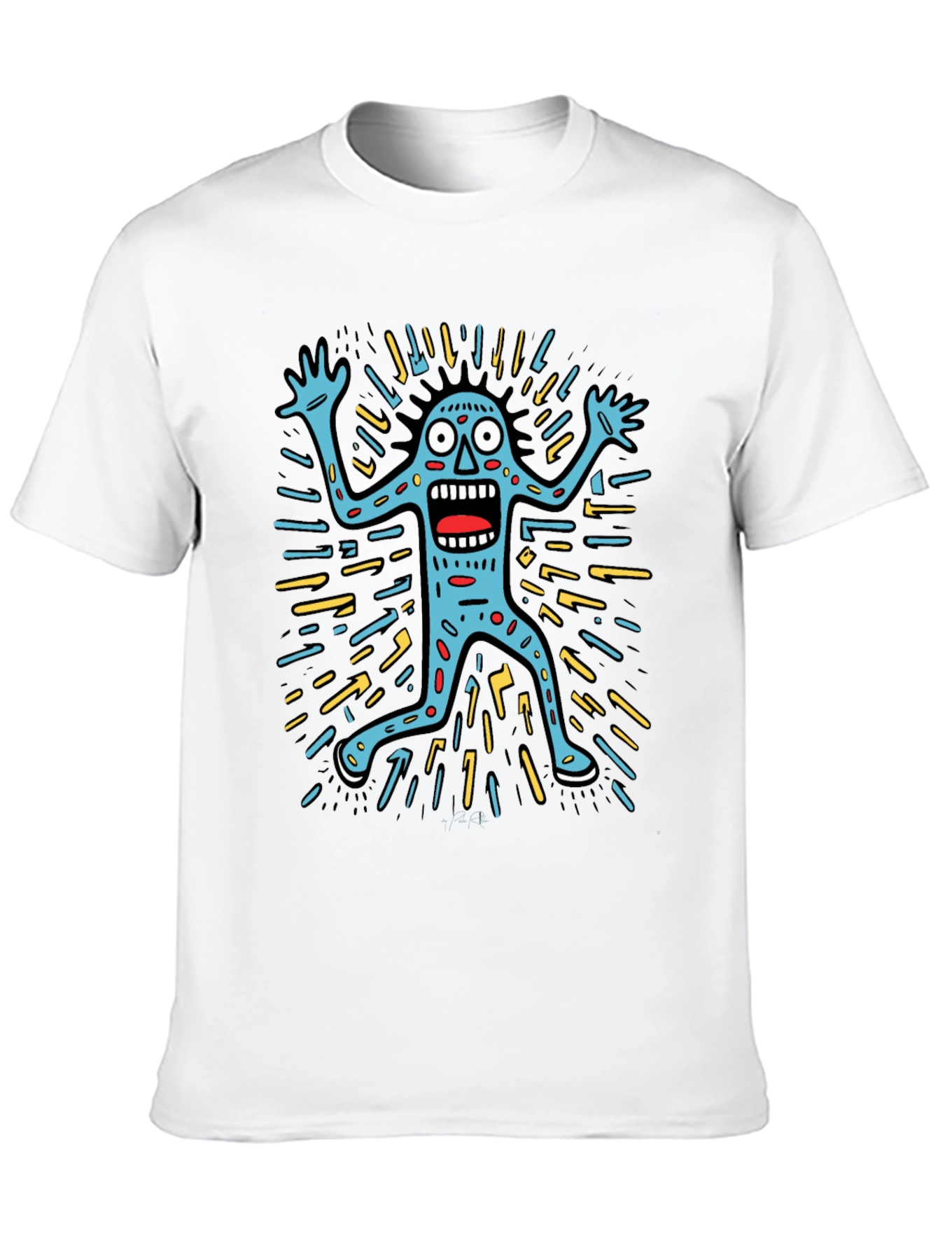 Monster Graphic Black T-Shirt