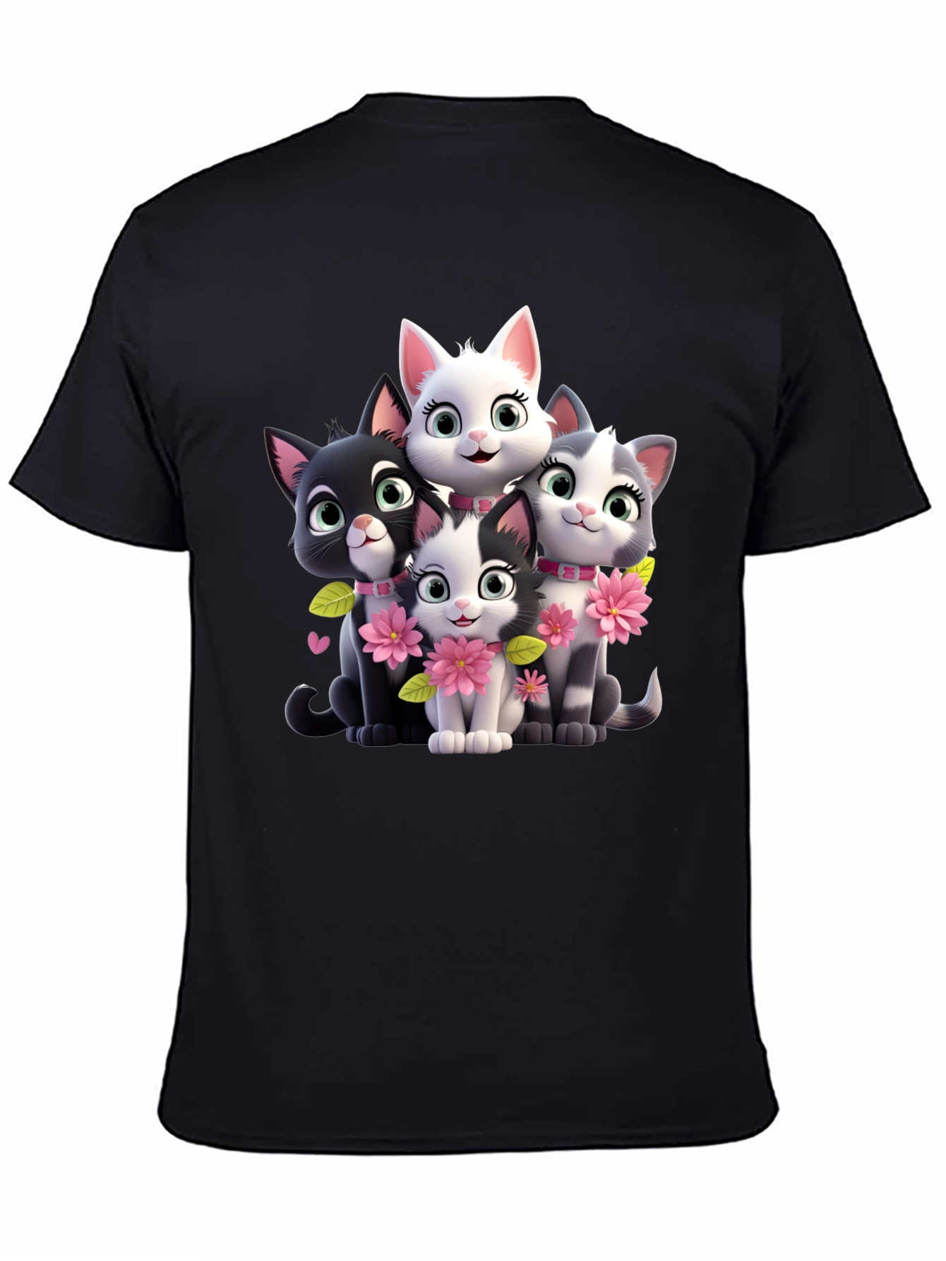 Cute Cartoon Cats T-Shirt