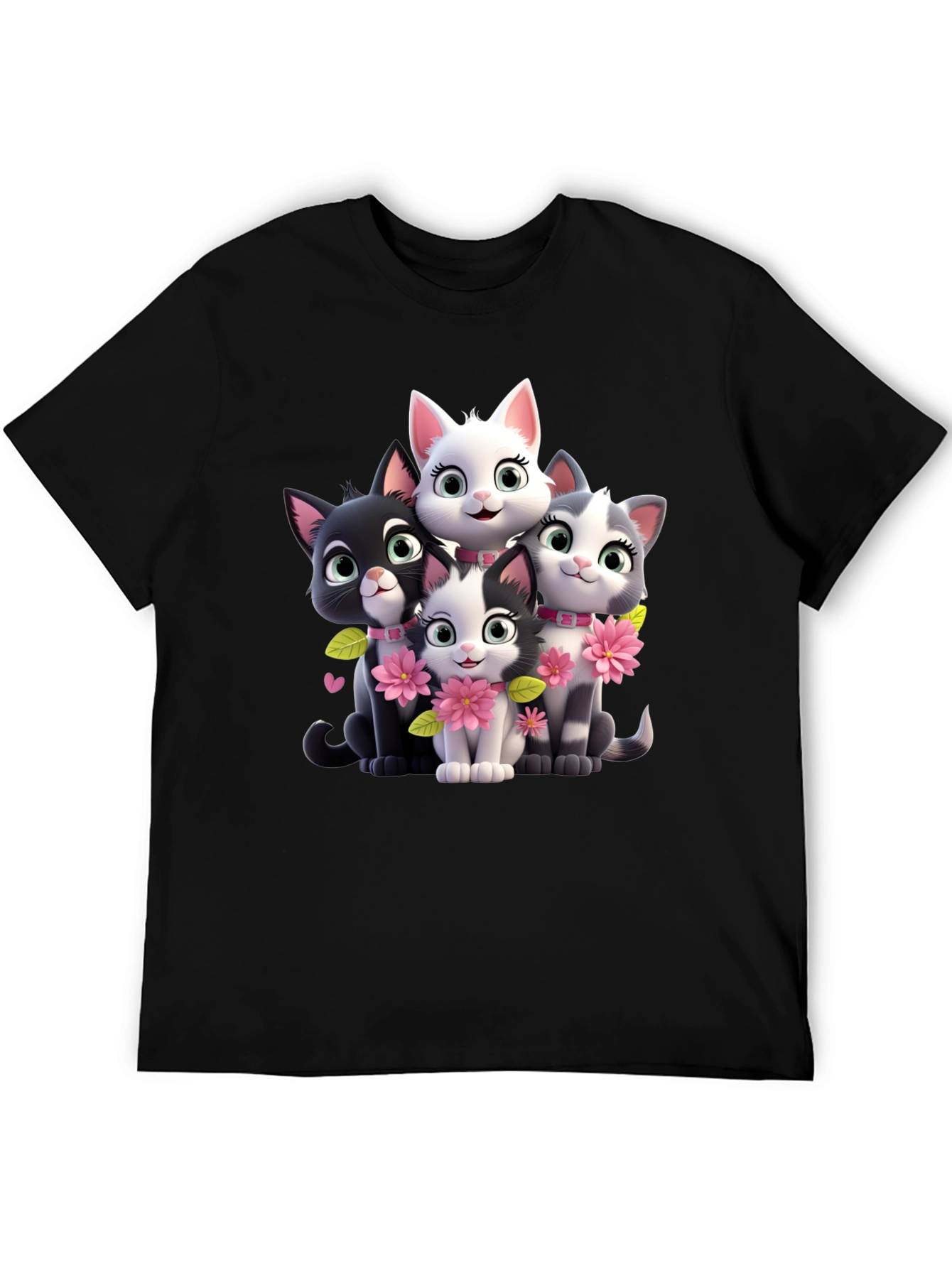 Cute Cartoon Cats T-Shirt