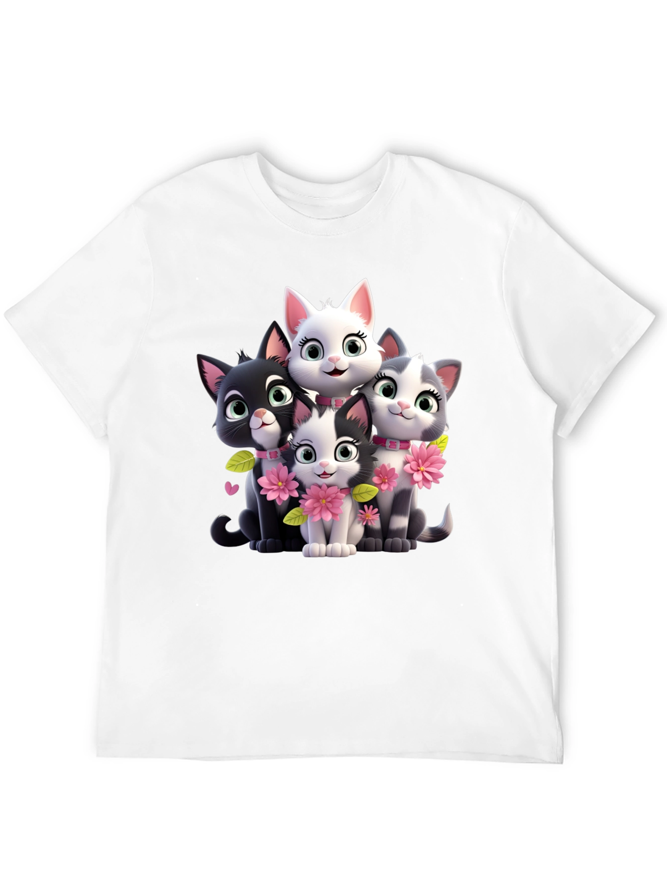 Cute Cartoon Cats T-Shirt