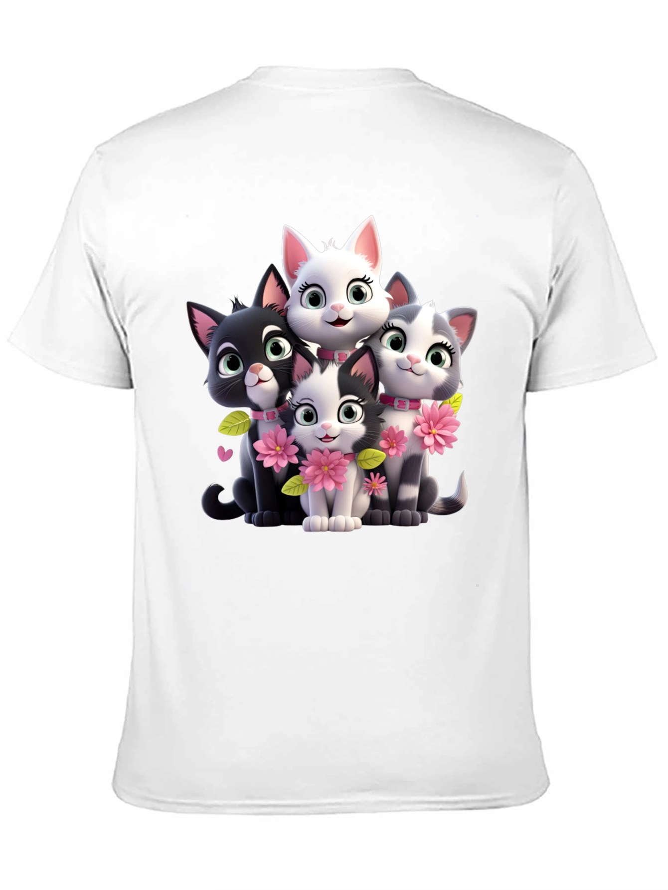 Cute Cartoon Cats T-Shirt