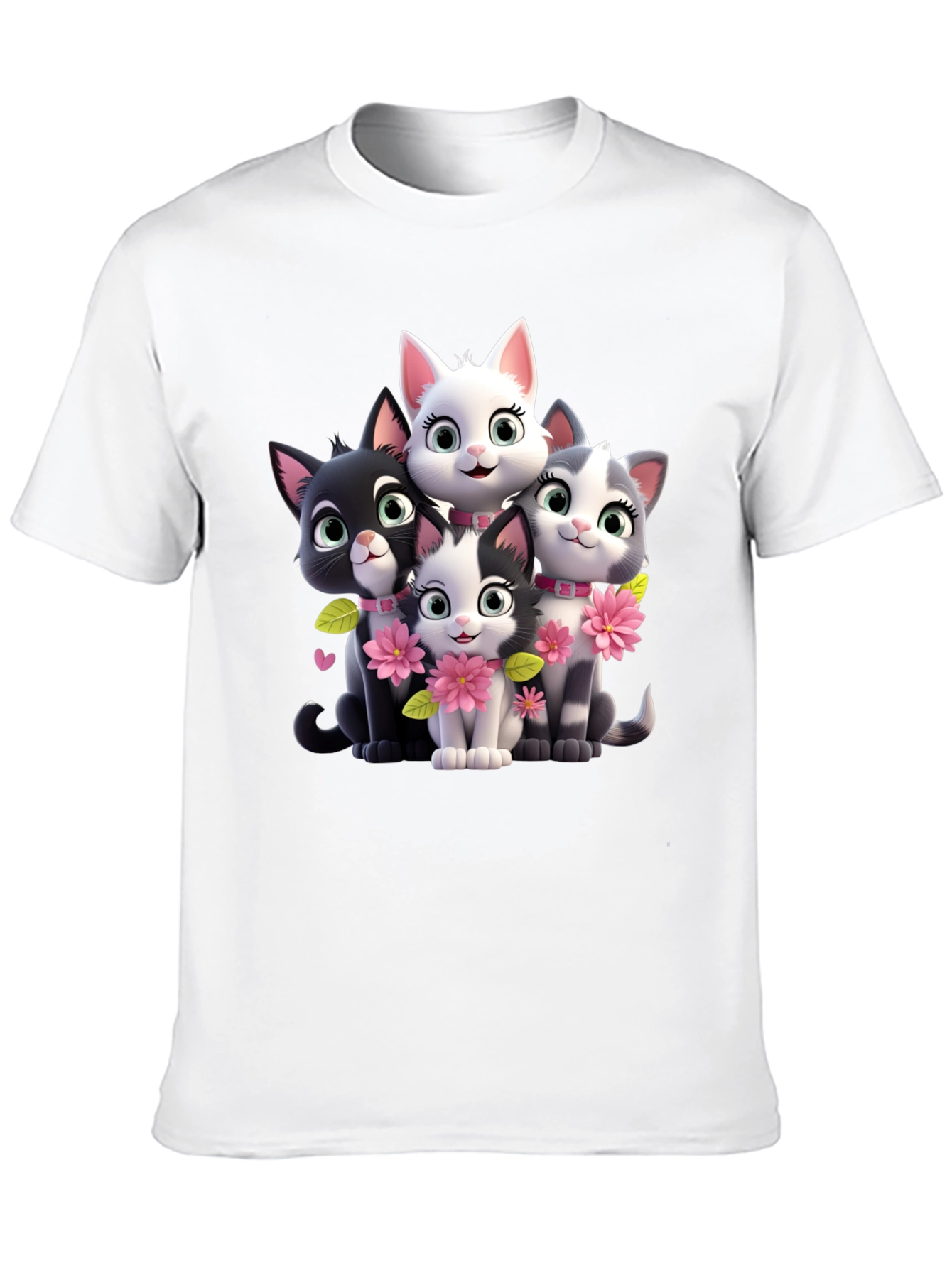 Cute Cartoon Cats T-Shirt