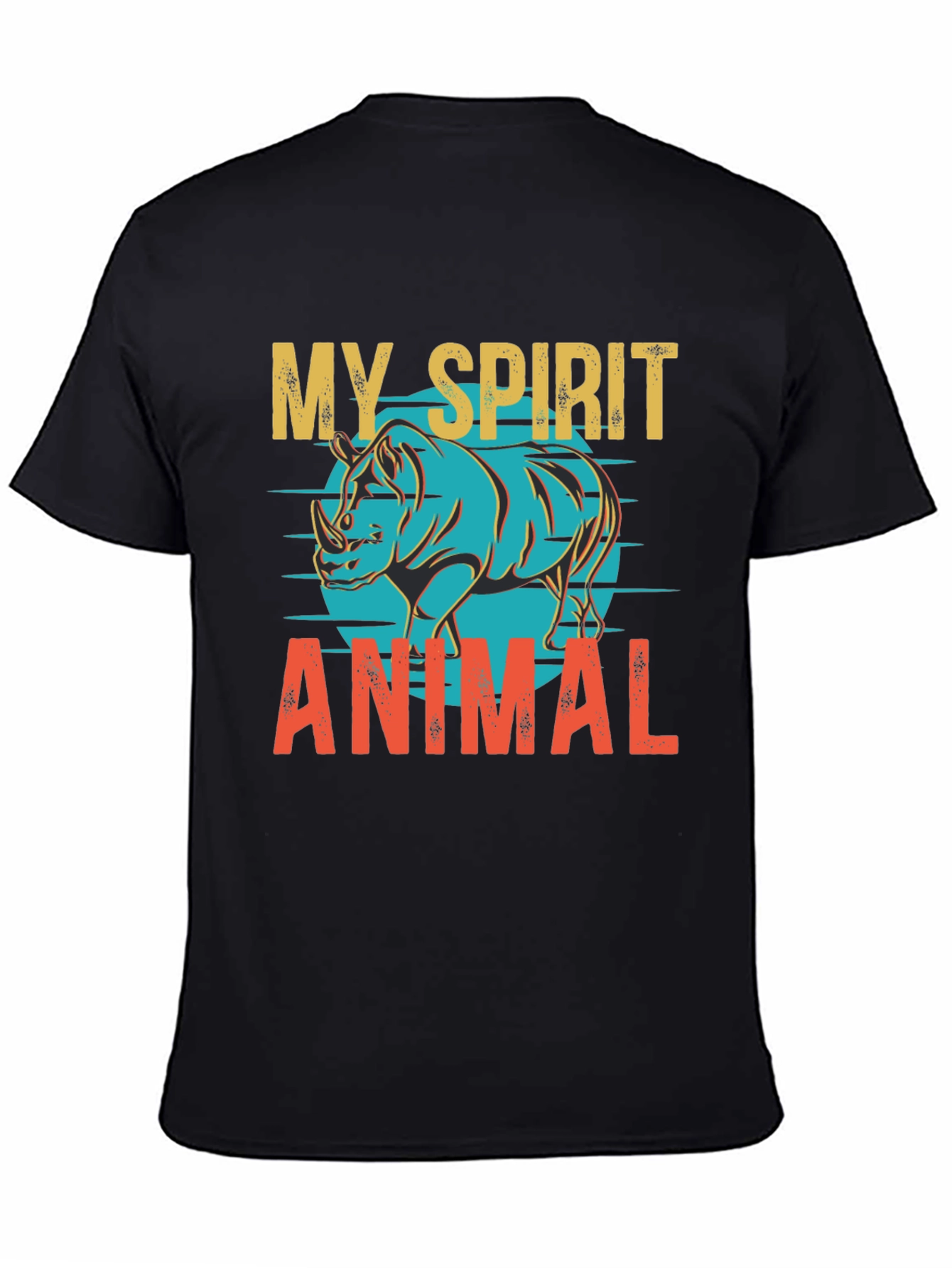 My Spirit Animal Rhino Graphic T-Shirt