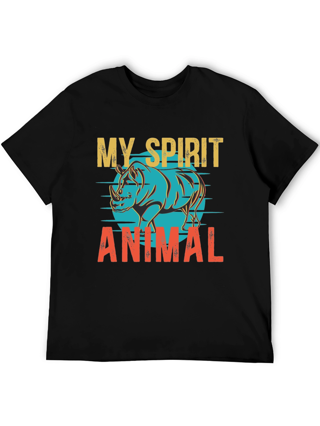 My Spirit Animal Rhino Graphic T-Shirt