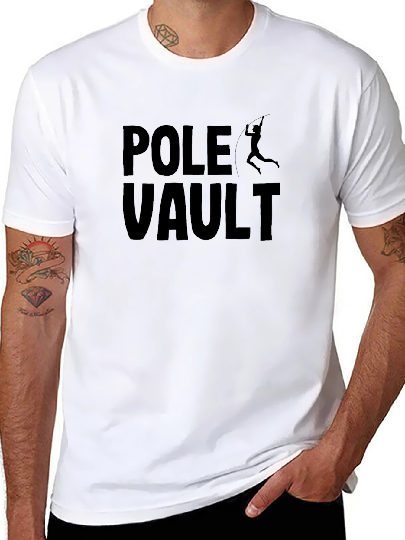Pole Vault Graphic Tee - Athletic Sport
