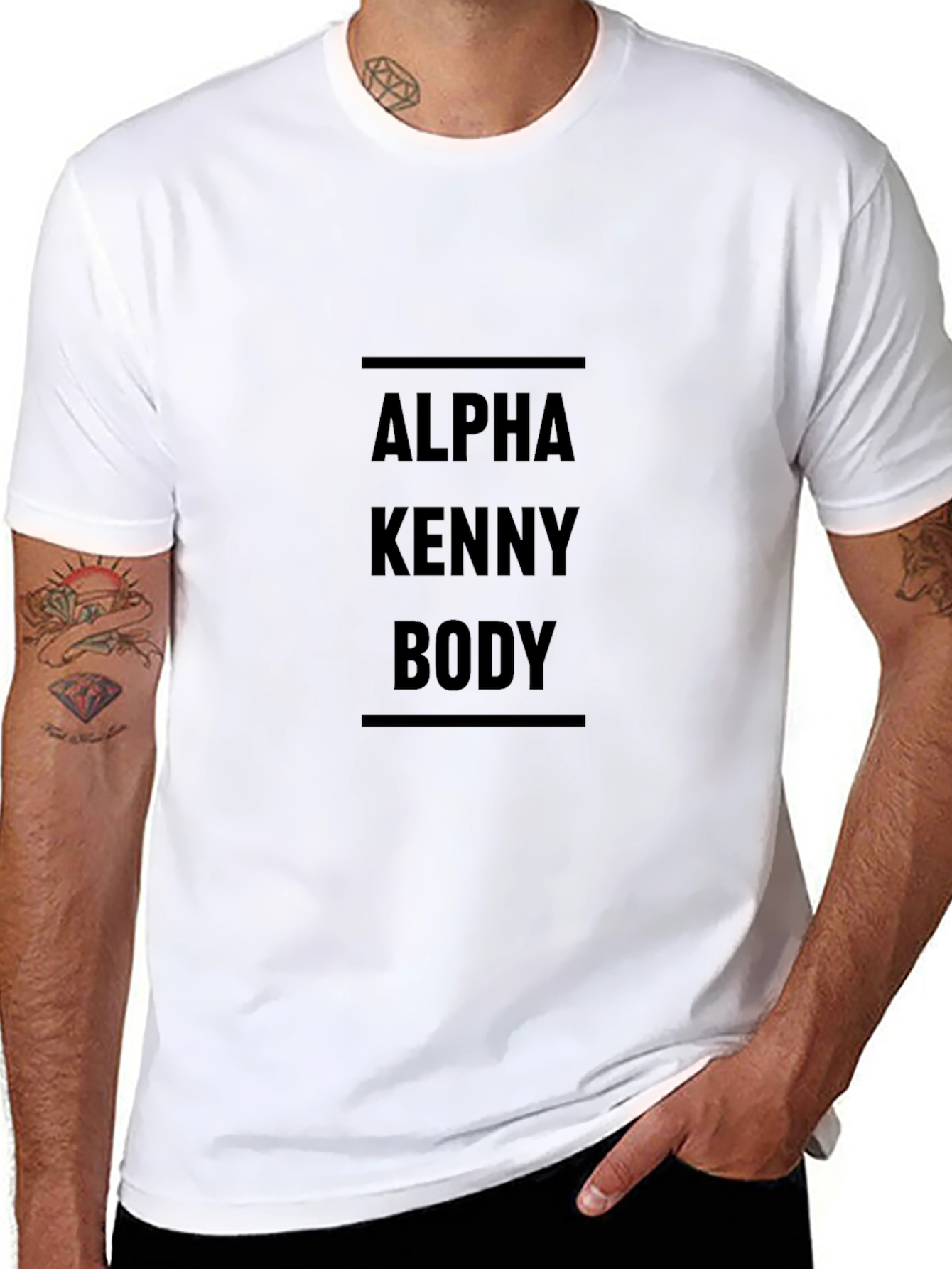 Alpha Kenny Body Black T-Shirt
