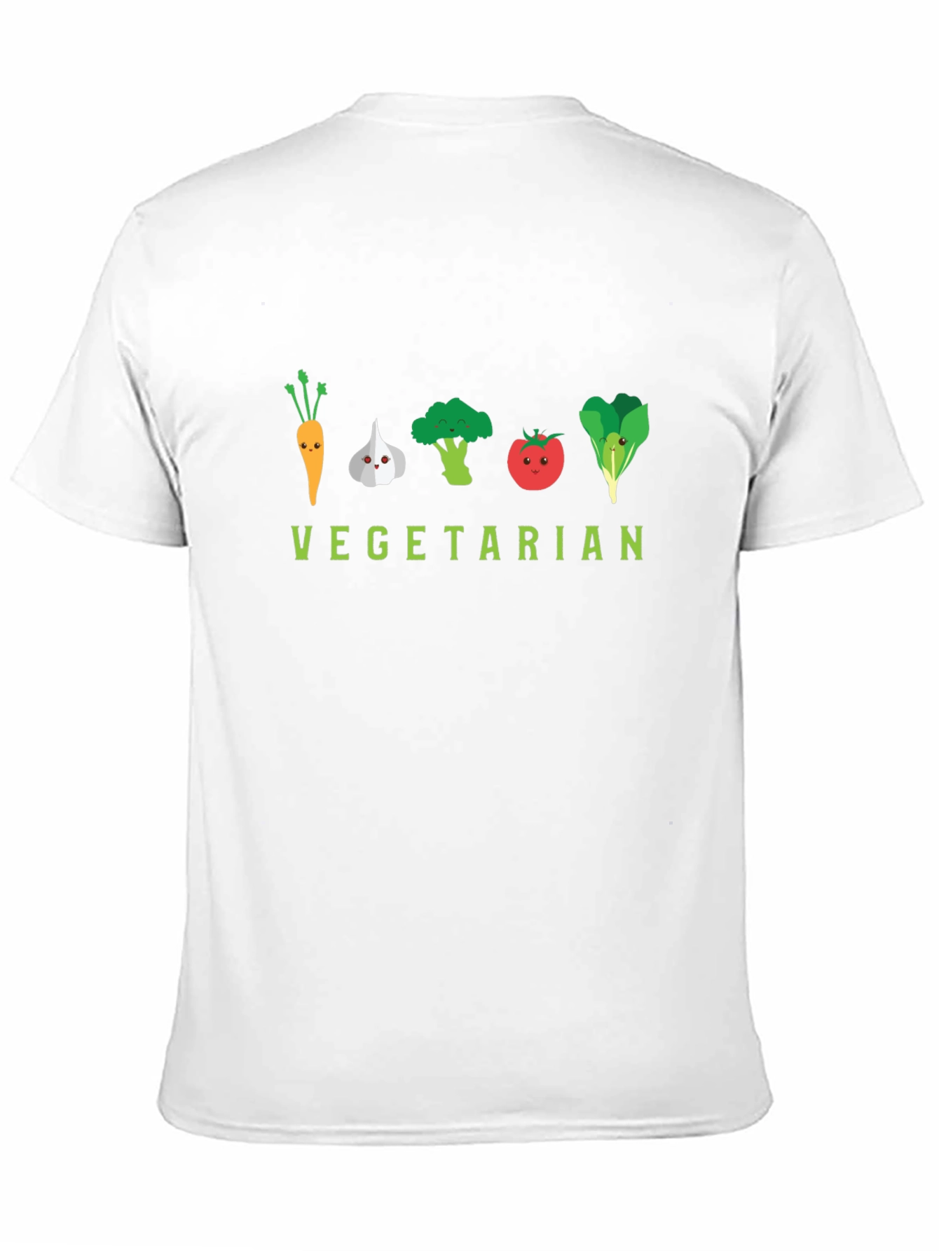 Vegetarian Graphic Tee - Black T-Shirt