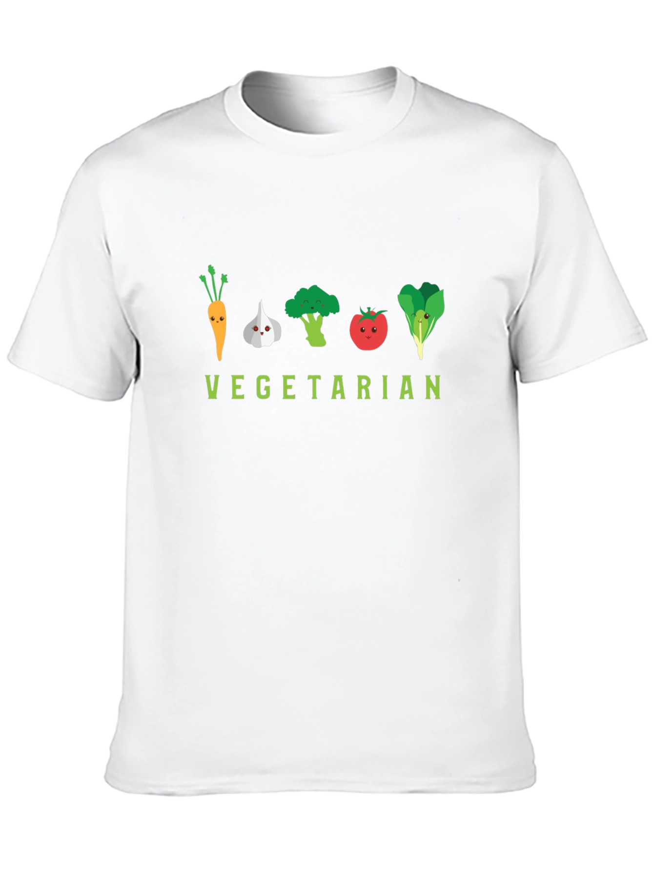 Vegetarian Graphic Tee - Black T-Shirt