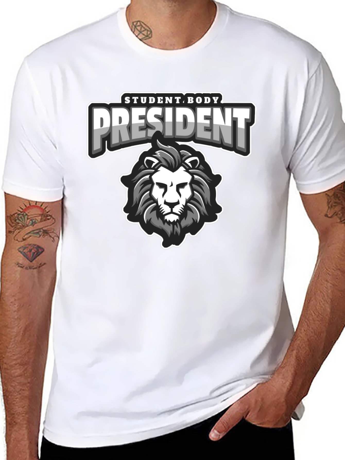Student Body President Lion T-Shirt