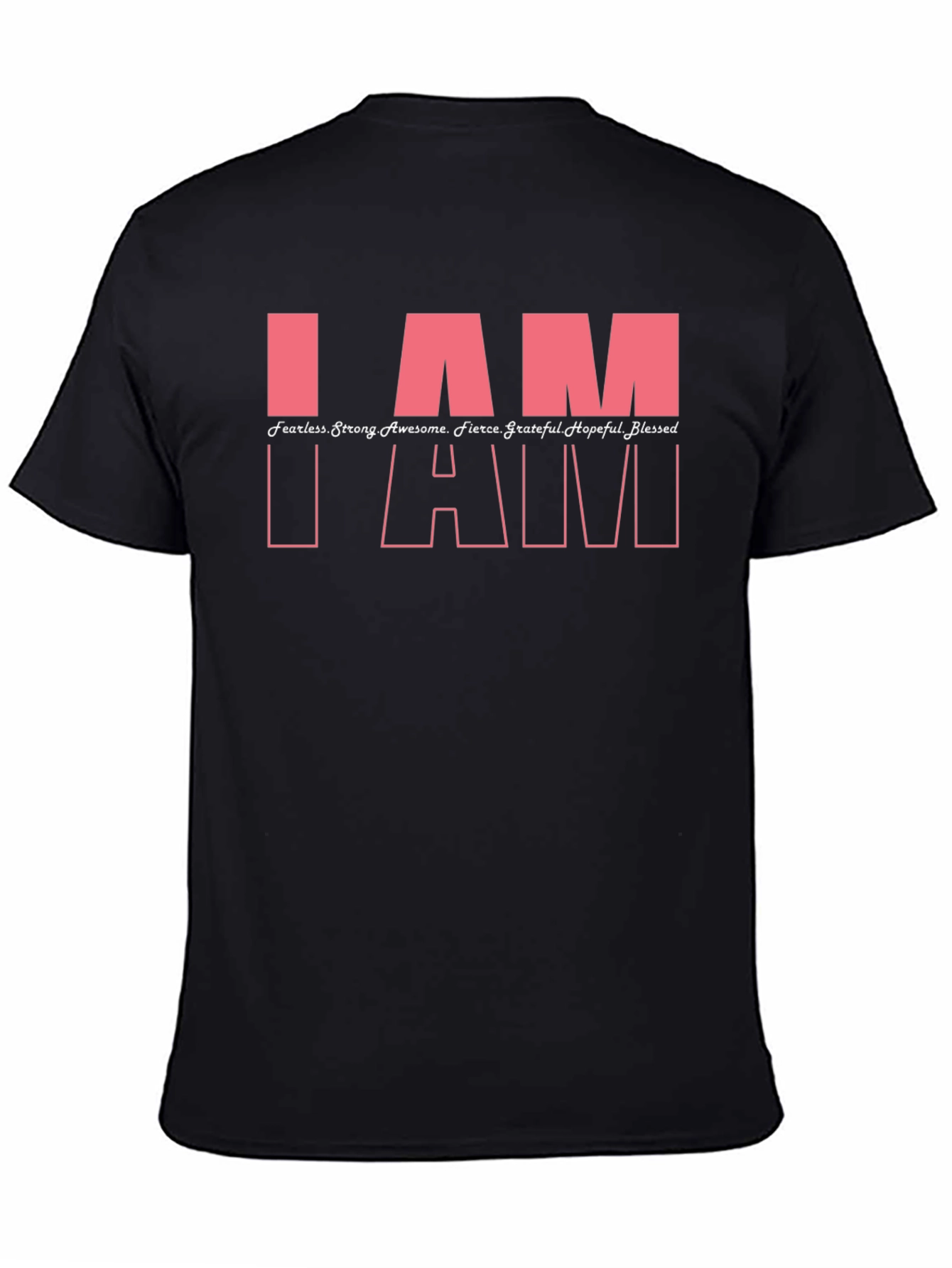 Empowering I AM T-Shirt - Black