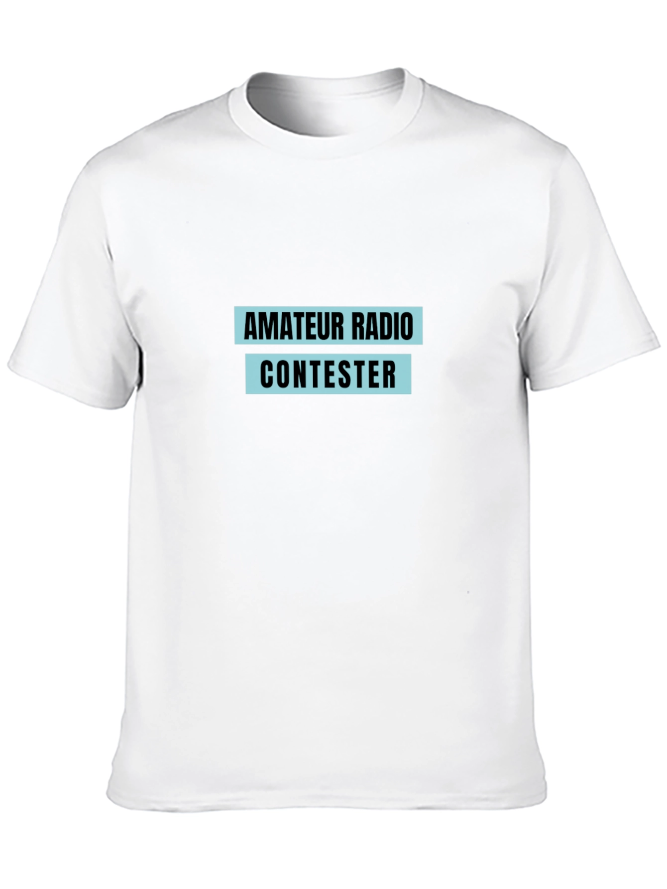 Amateur Radio Contester Black T-Shirt