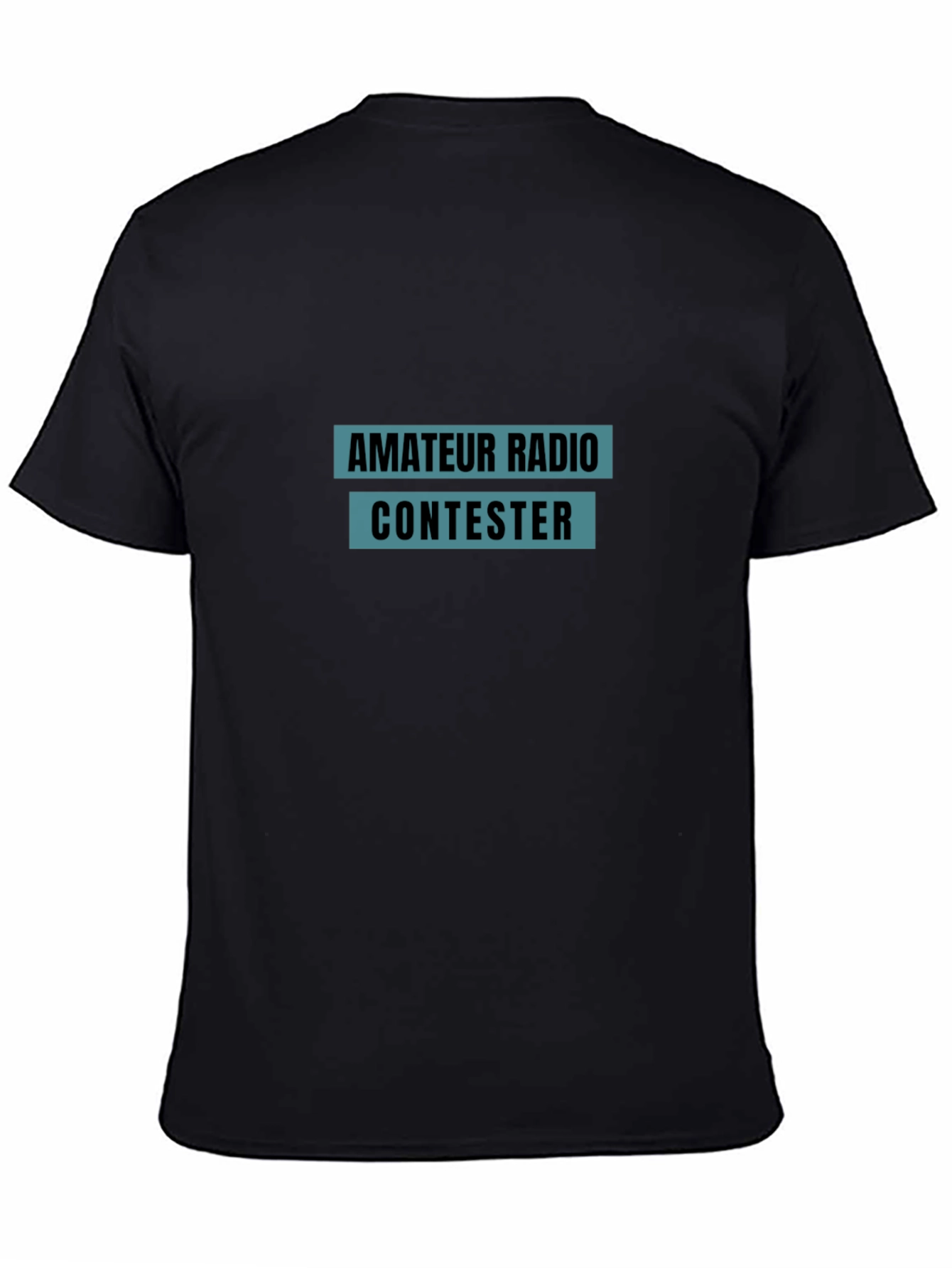 Amateur Radio Contester Black T-Shirt