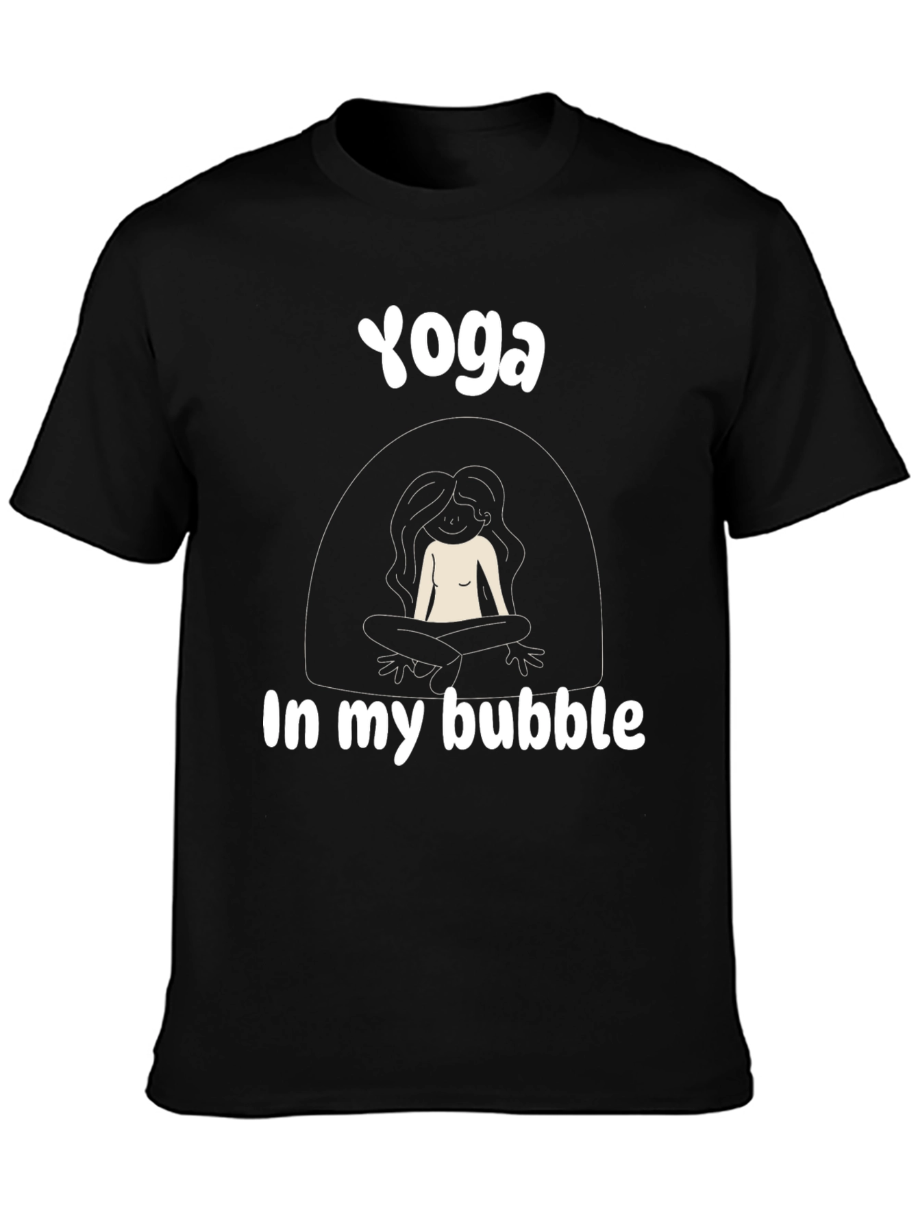 Yoga In My Bubble Graphic Tee