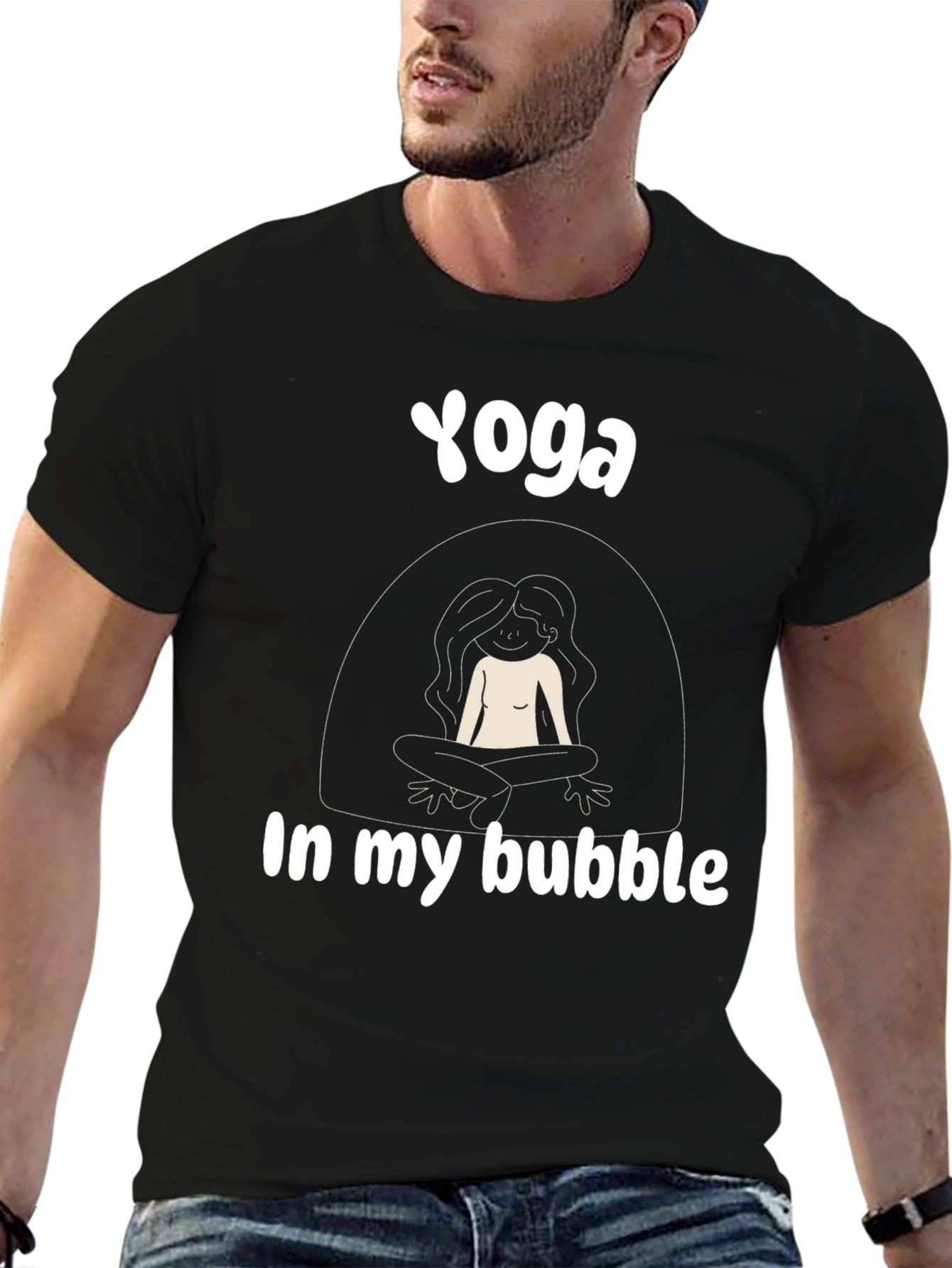 Yoga In My Bubble Graphic Tee