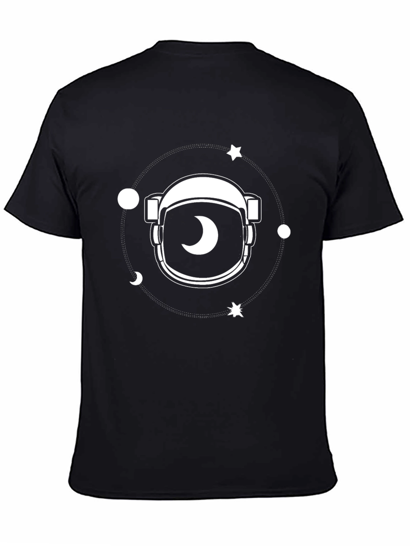 Astronaut Helmet Graphic Tee - Space Explorer Shirt