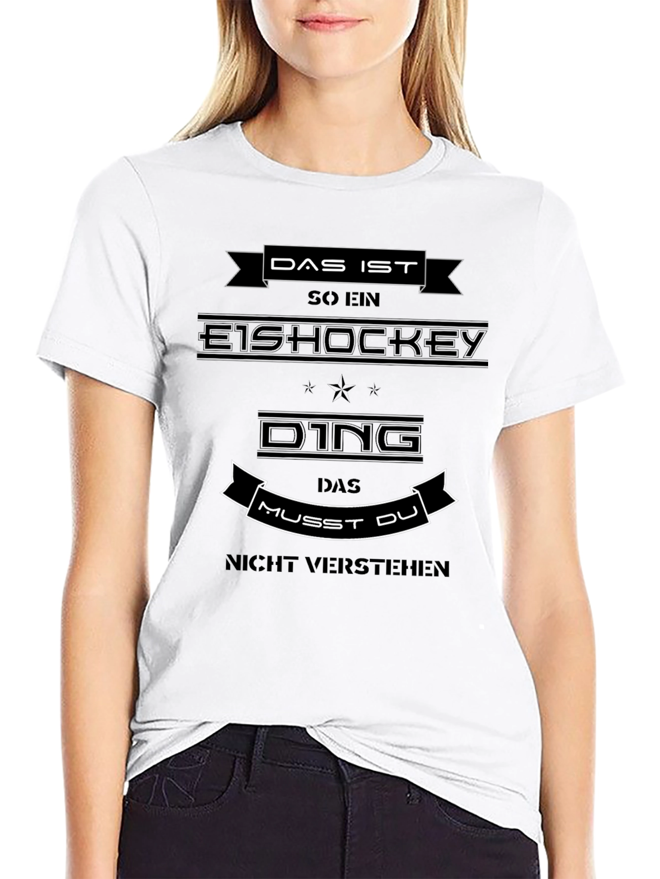 Funny Ice Hockey T-Shirt - Das Ist So Ein!