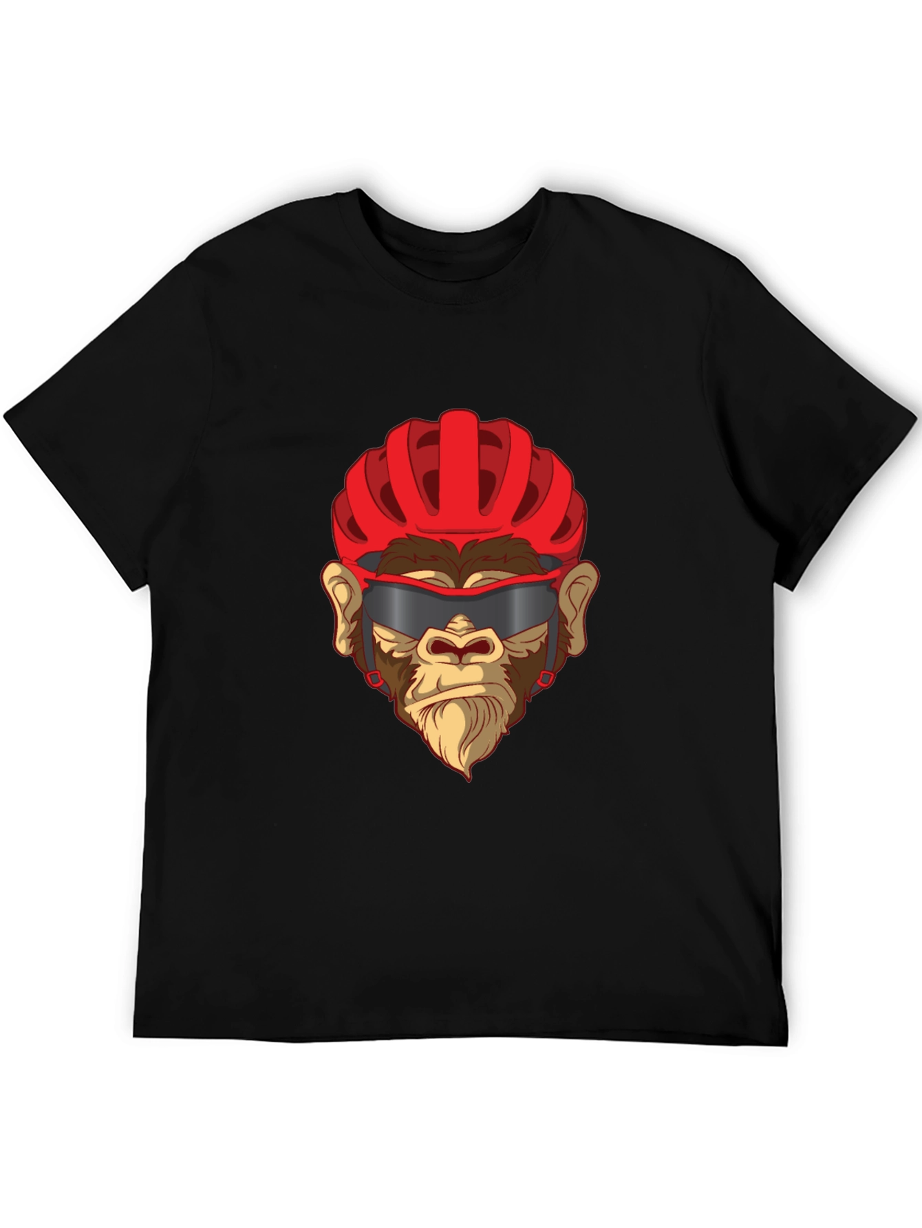 Cool Ape Cyclist Graphic T-Shirt