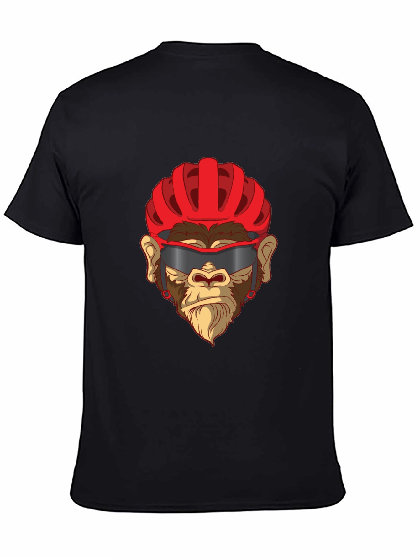 Cool Ape Cyclist Graphic T-Shirt