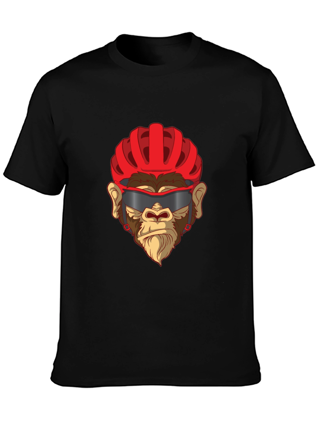 Cool Ape Cyclist Graphic T-Shirt