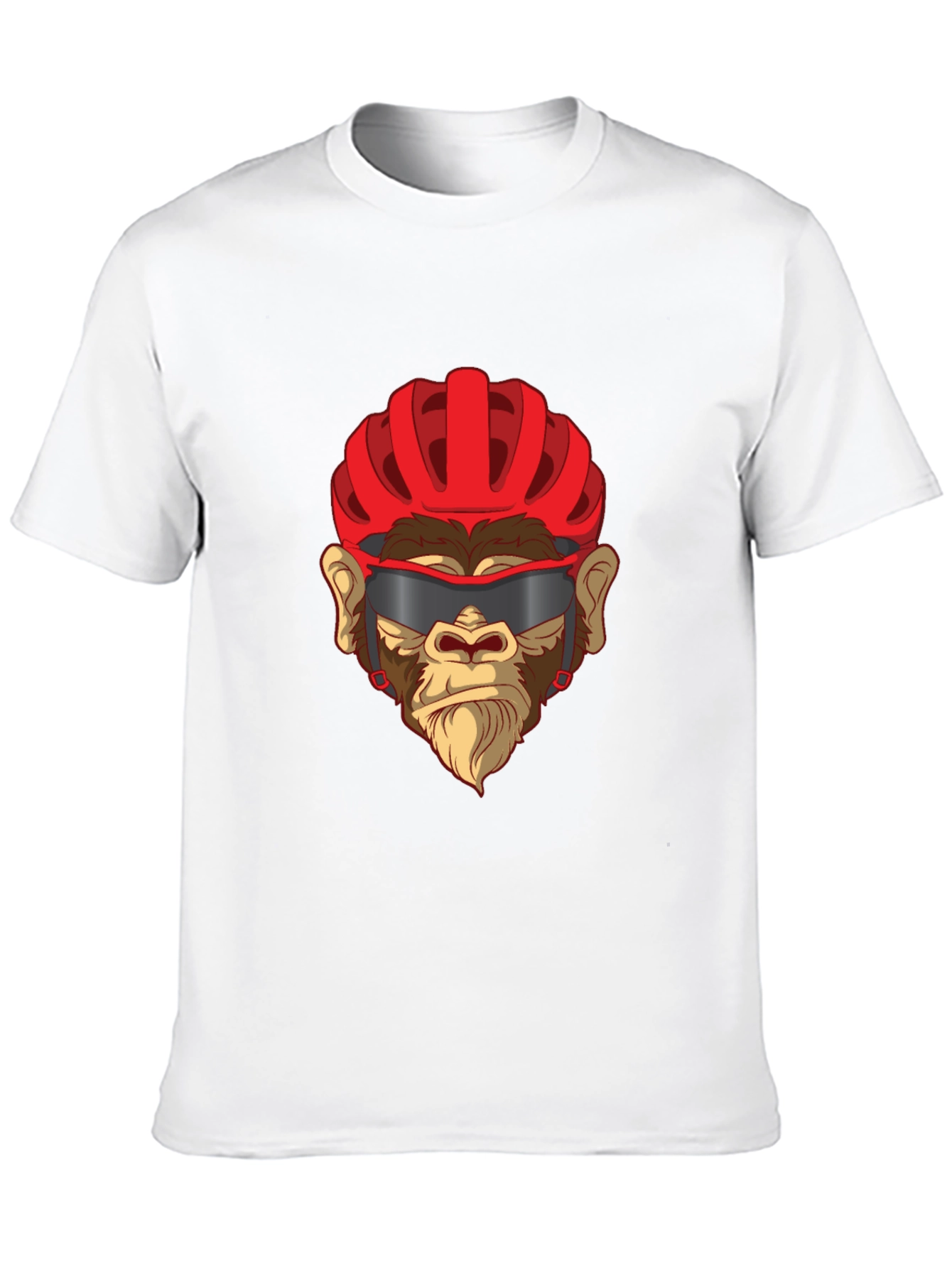 Cool Ape Cyclist Graphic T-Shirt