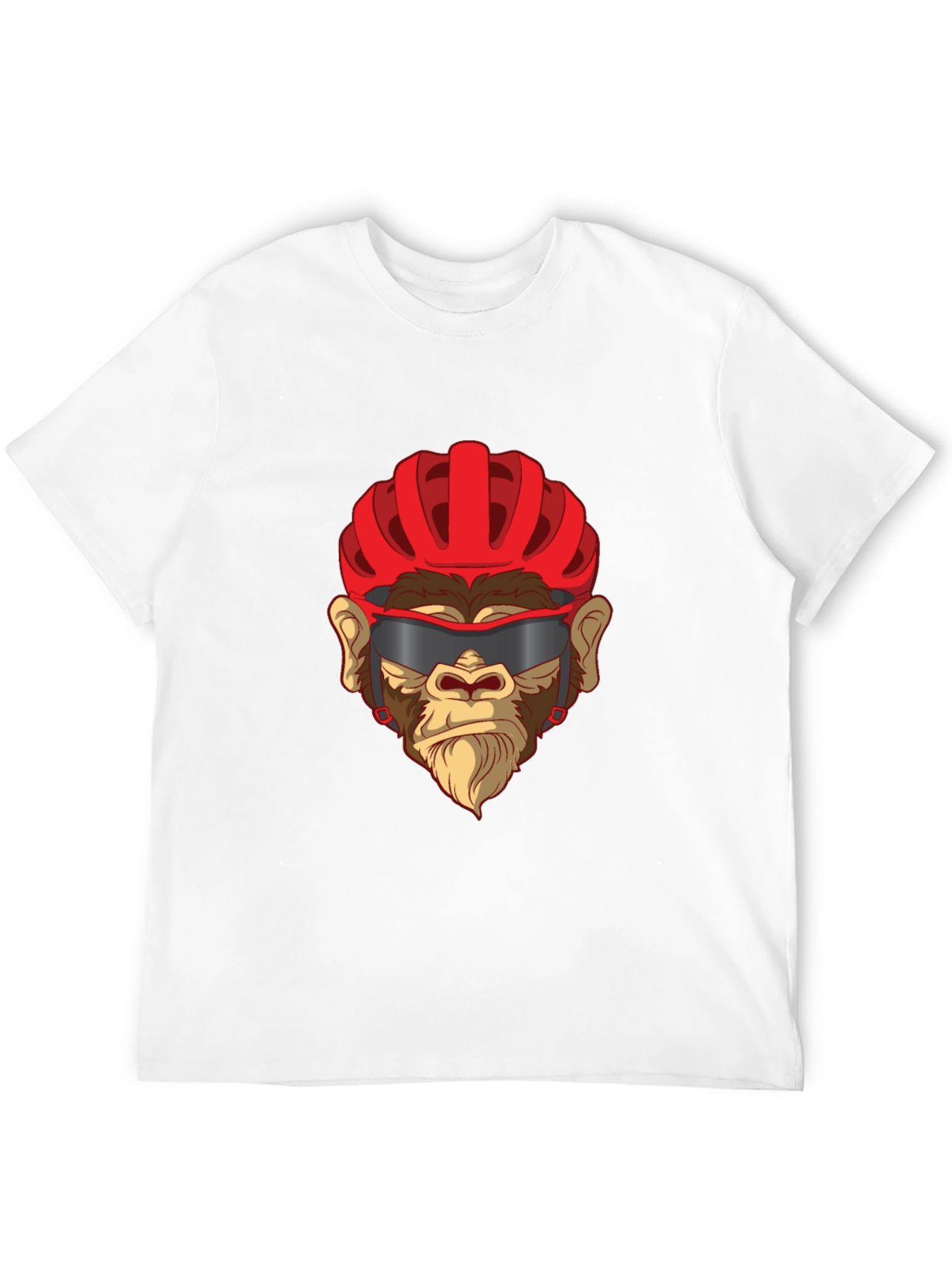Cool Ape Cyclist Graphic T-Shirt