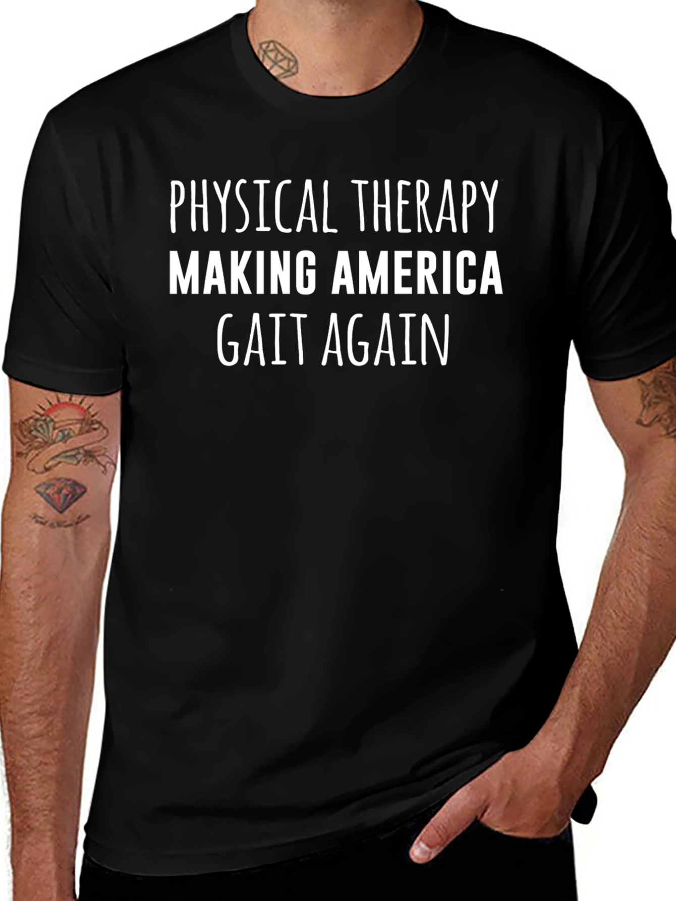 Physical Therapy Gait Again Graphic Tee