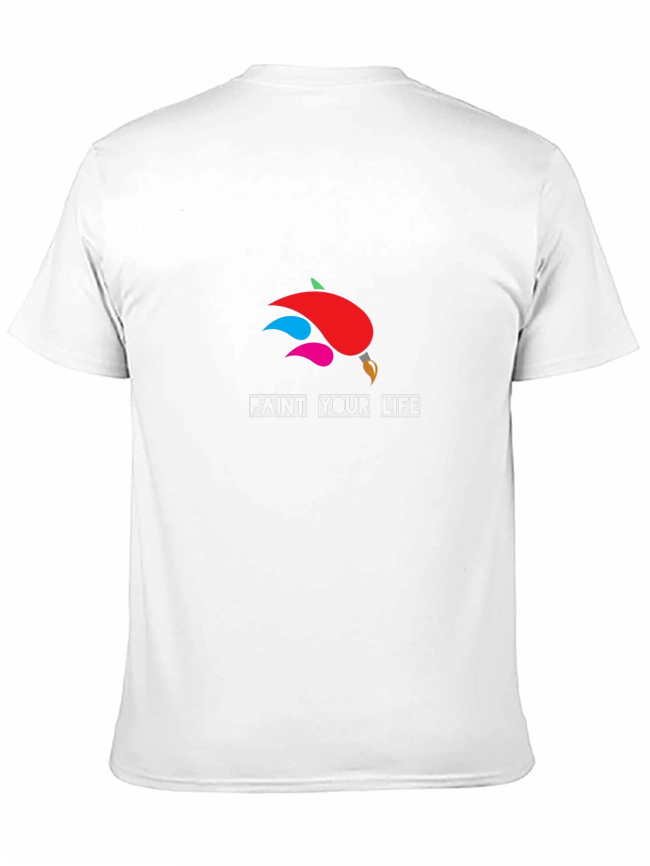 Paint Your Life Graphic Tee - Black