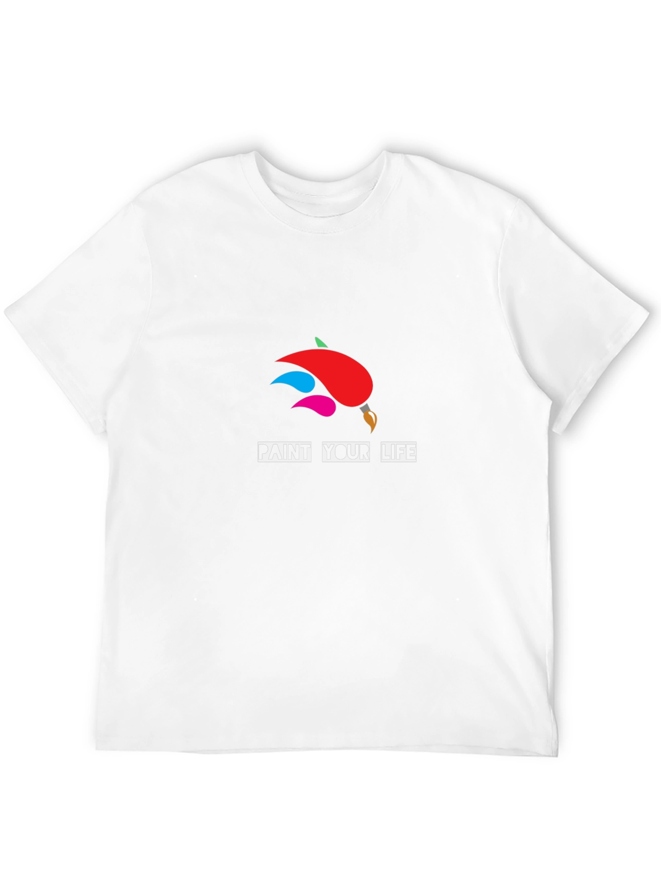 Paint Your Life Graphic Tee - Black