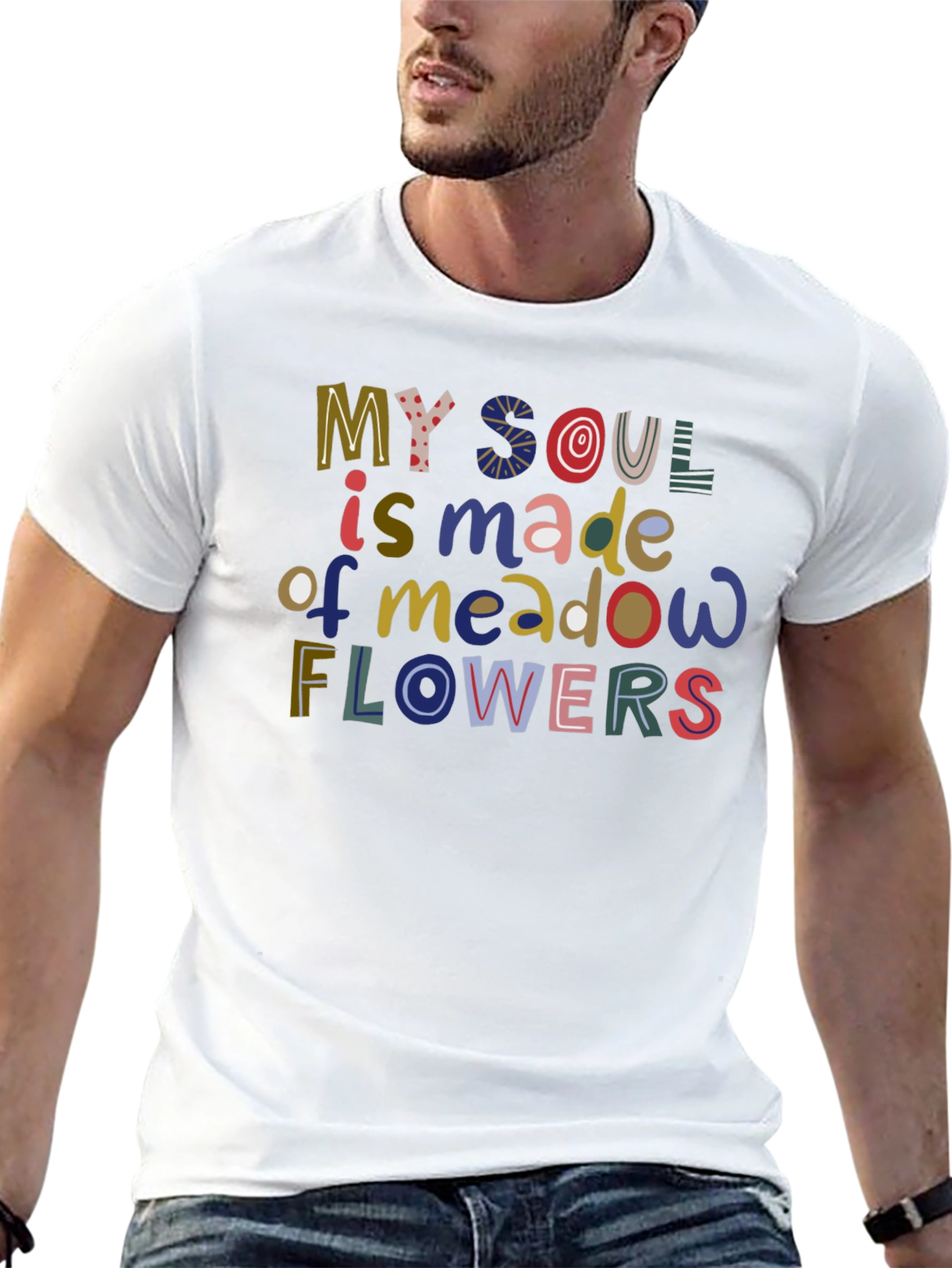 My Soul Is Made Of Meadow Flowers Graphic T-Shirt