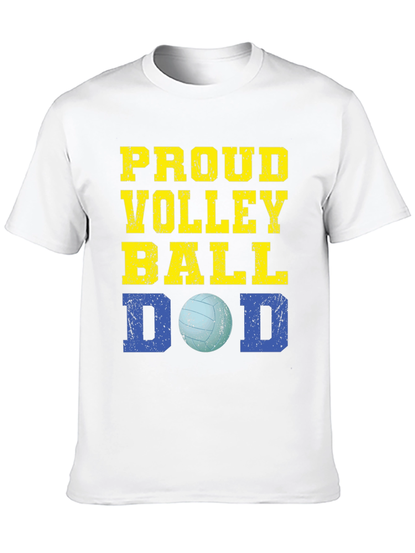 Proud Volleyball Dad Graphic T-Shirt